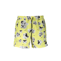 Karl Lagerfeld Beachwear Pánské Plavky Žluté S Logem