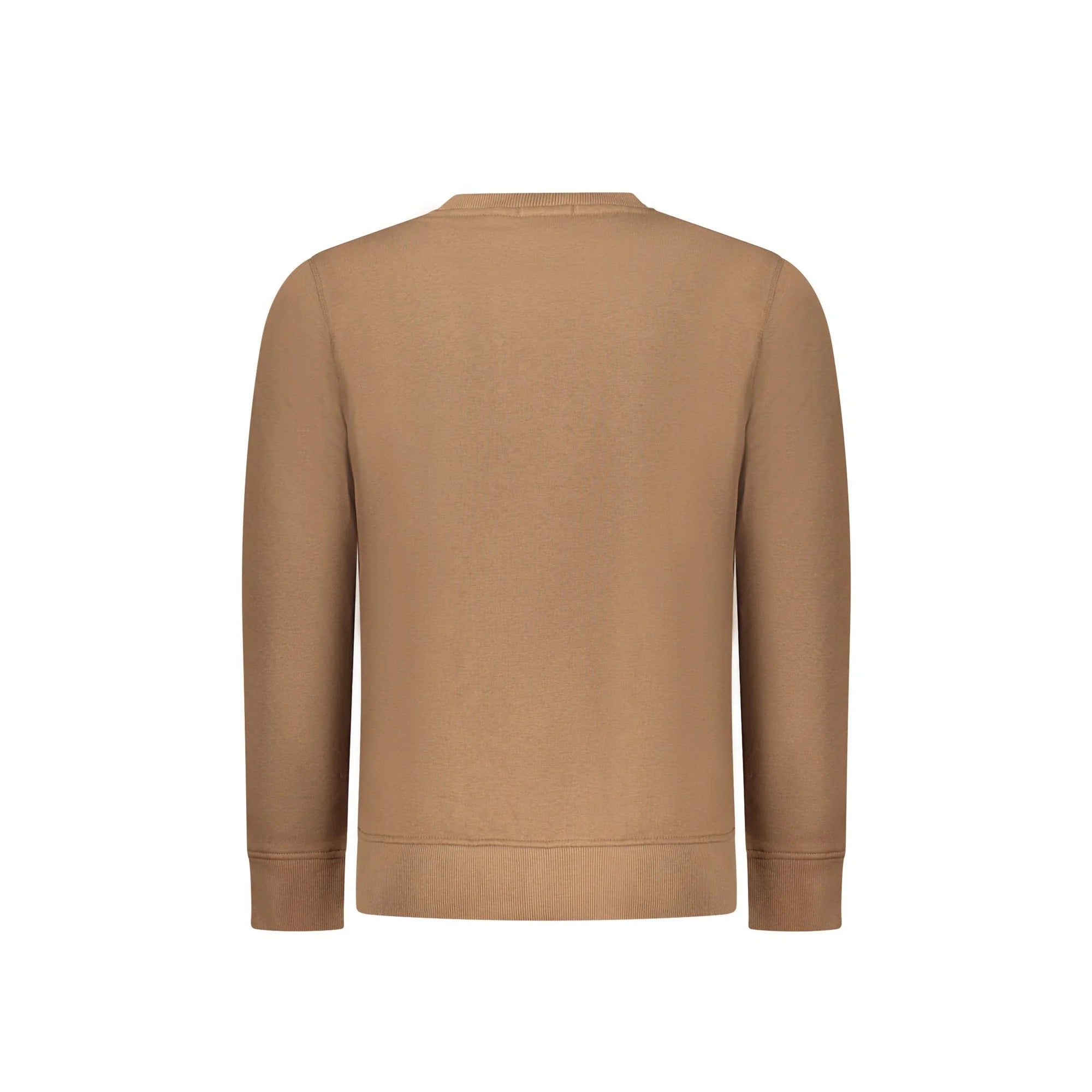 RIFLE FELPA SENZA ZIP UOMO MARRONE