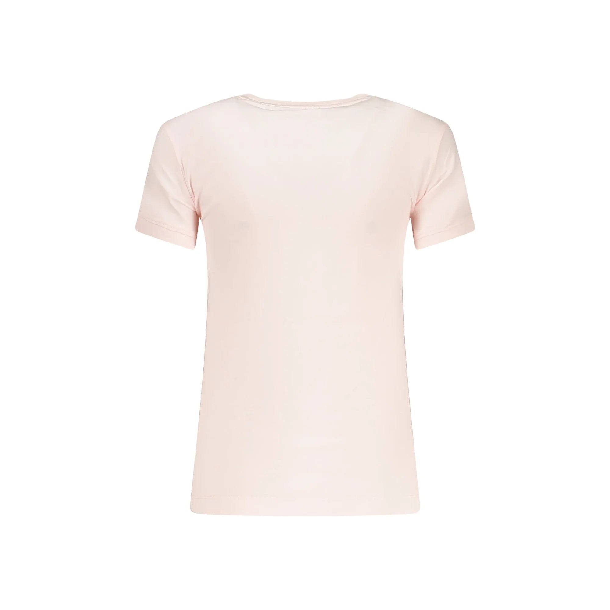 GUESS JEANS T-SHIRT MANICHE CORTE DONNA ROSA