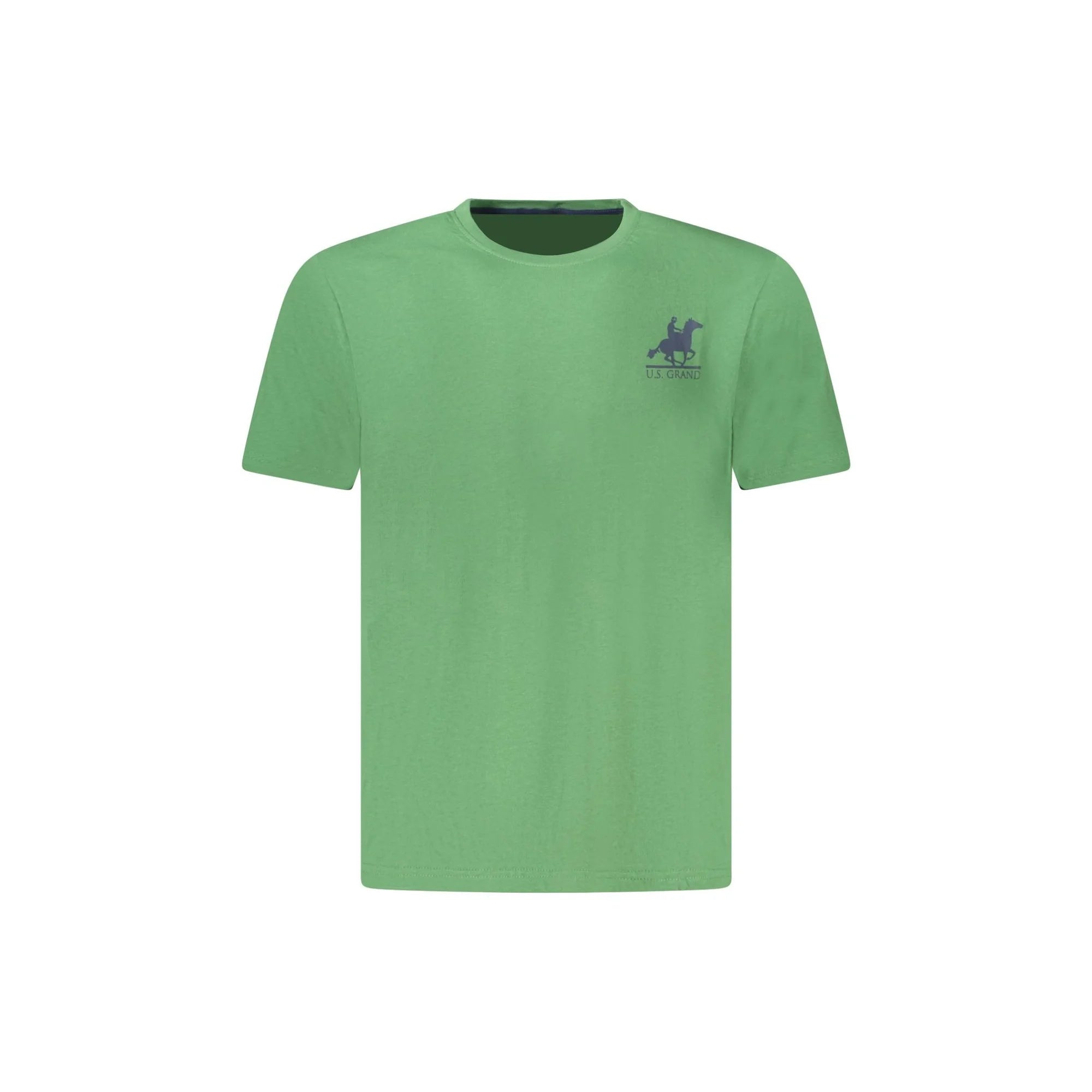 U.S. GRAND POLO T-SHIRT MANICHE CORTE UOMO VERDE