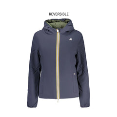 K-Way Giubbotto Maniche Lunghe Donna Blu Reversibile