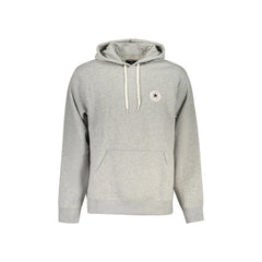 Converse Felpa Maniche Lunghe Uomo Grigia Logo