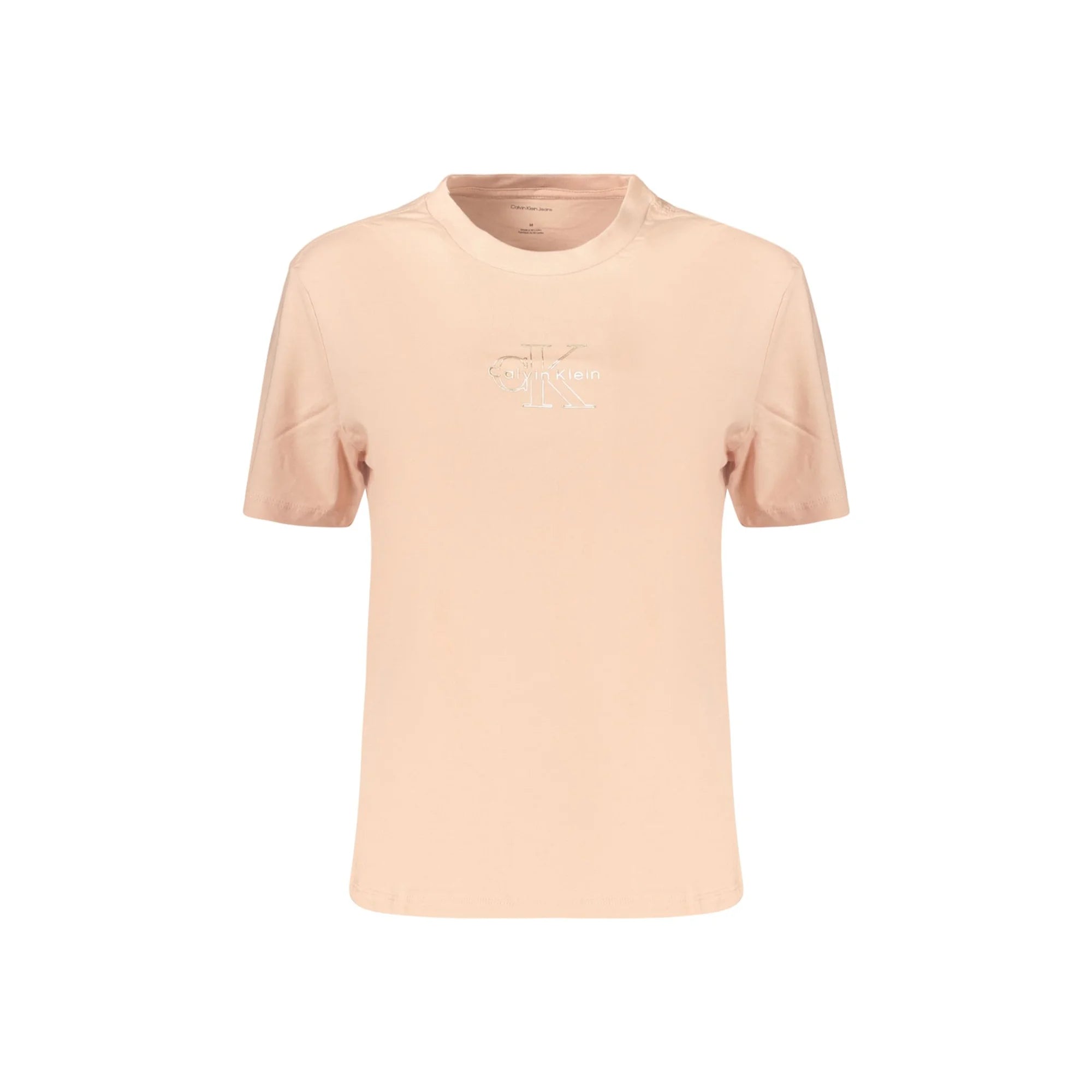 CALVIN KLEIN T-SHIRT MANICHE CORTE DONNA ROSA