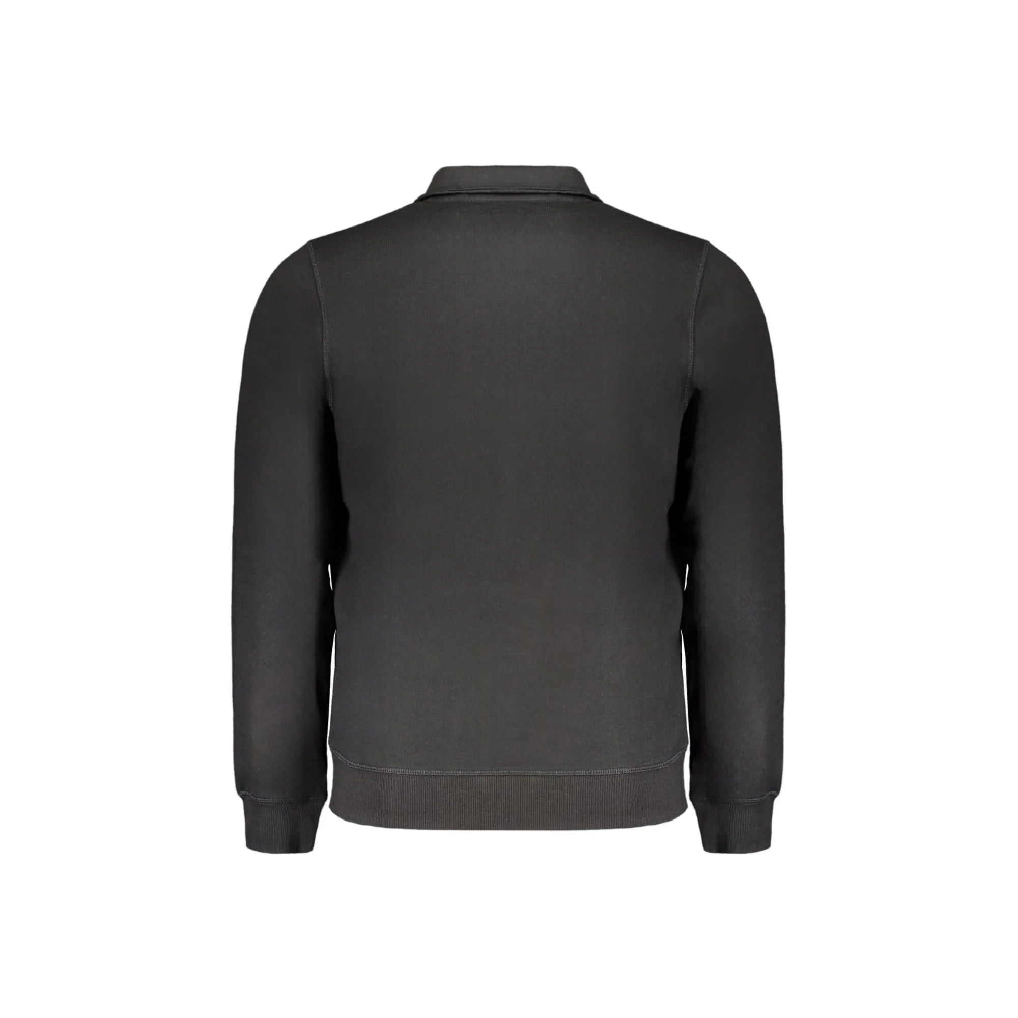 GIAN MARCO VENTURI FELPA CON ZIP UOMO NERO