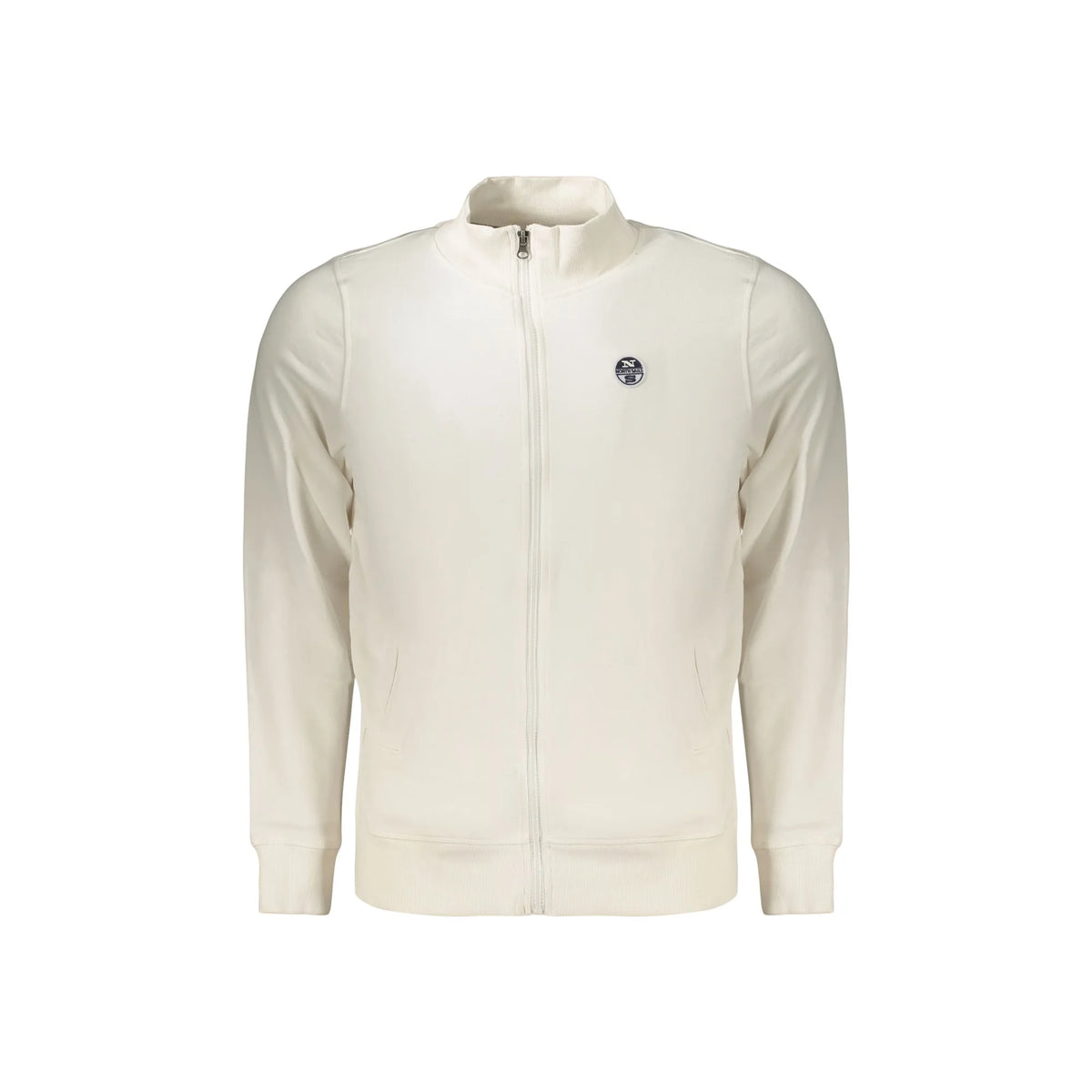 NORTH SAILS FELPA CON ZIP UOMO BIANCO