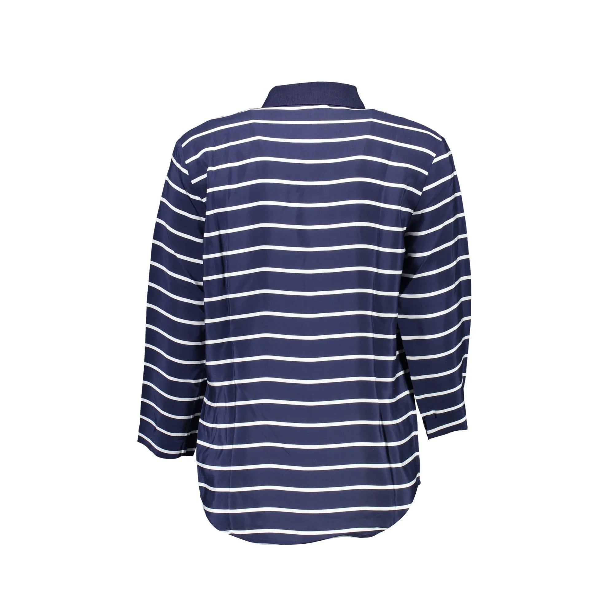 GANT POLO MANICHE 3/4 DONNA BLU