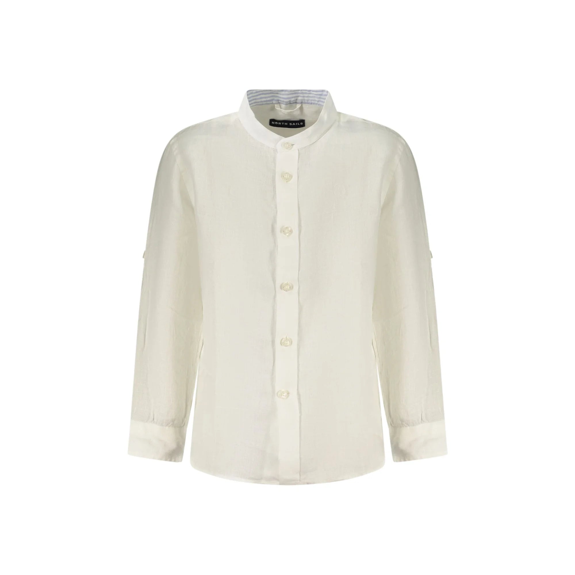 NORTH SAILS CAMICIA MANICHE LUNGHE BAMBINO BIANCO