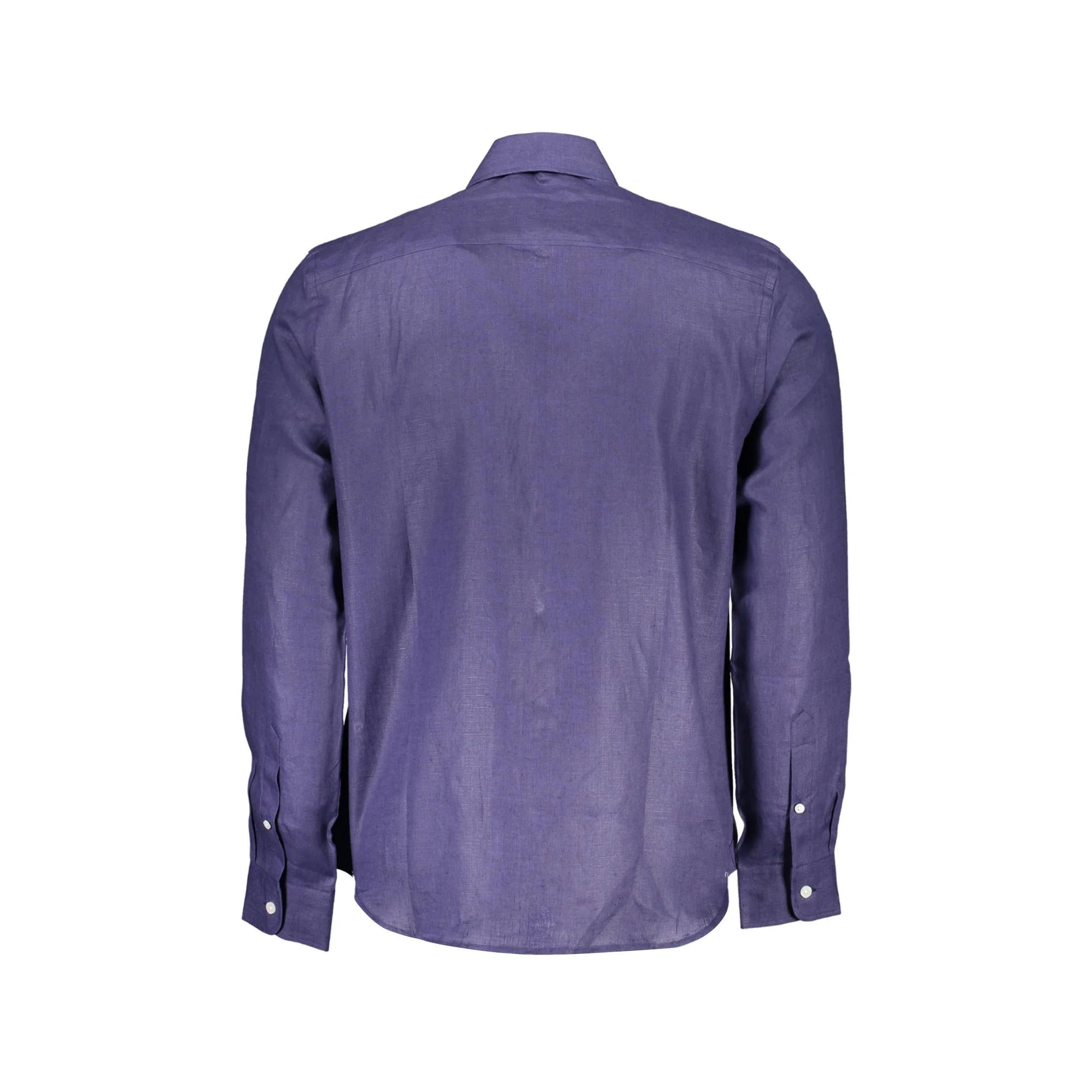 North Sails Camicia Maniche Lunghe Uomo Blu Ricamo Camicie - vista 2