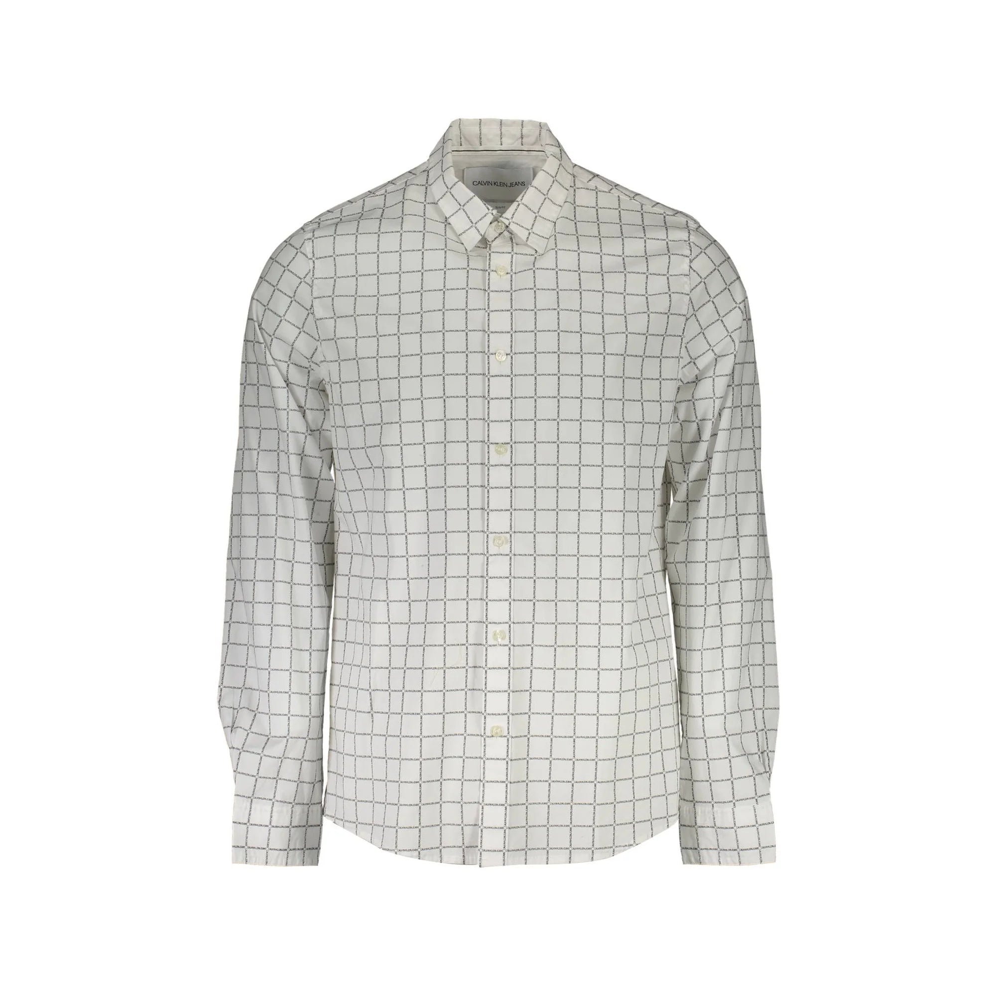 CALVIN KLEIN CAMICIA MANICHE LUNGHE UOMO BIANCO