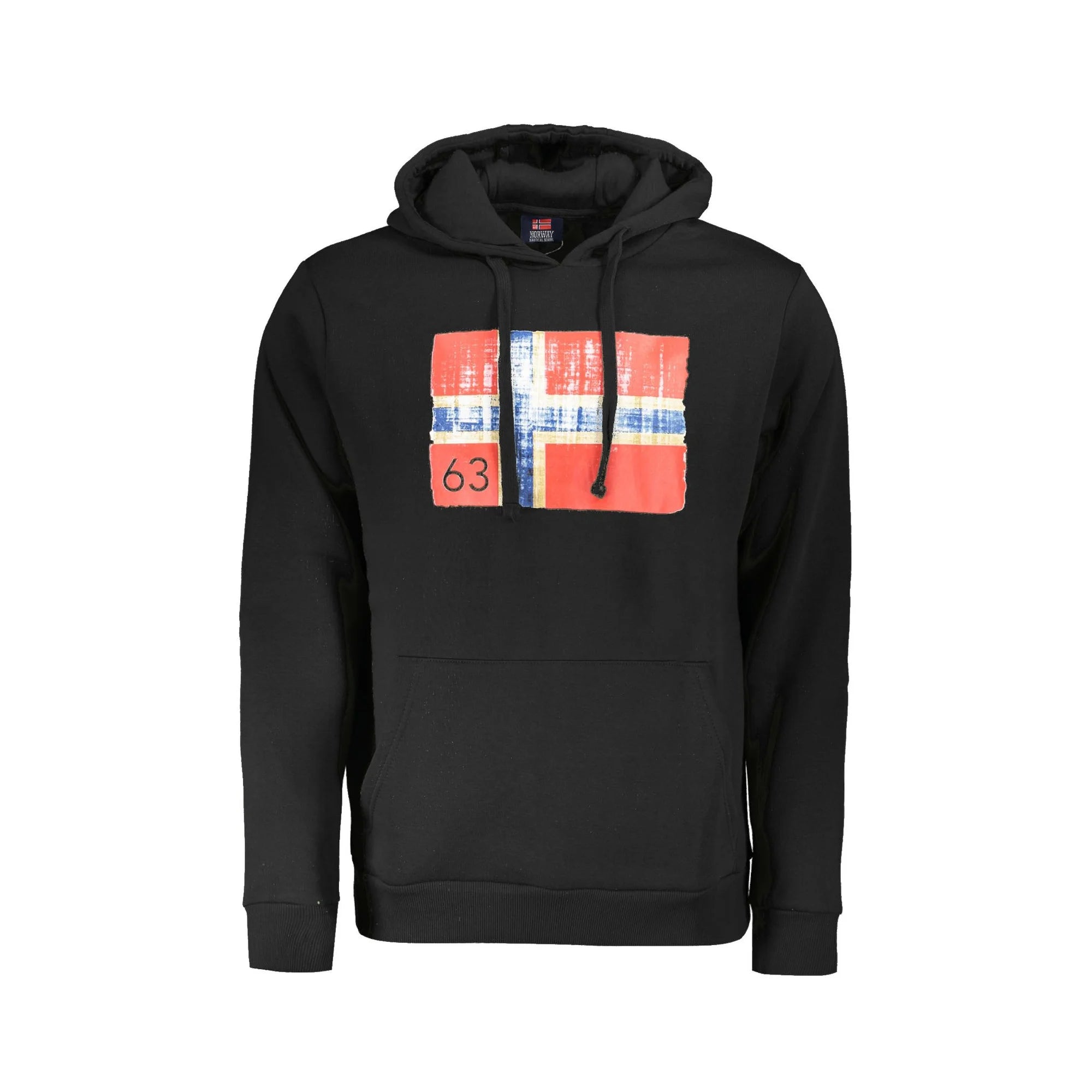 NORWAY 1963 FELPA SENZA ZIP UOMO NERO