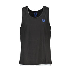 Gian Marco Venturi Camiseta Sin Mangas Hombre Negra Bordado Logo