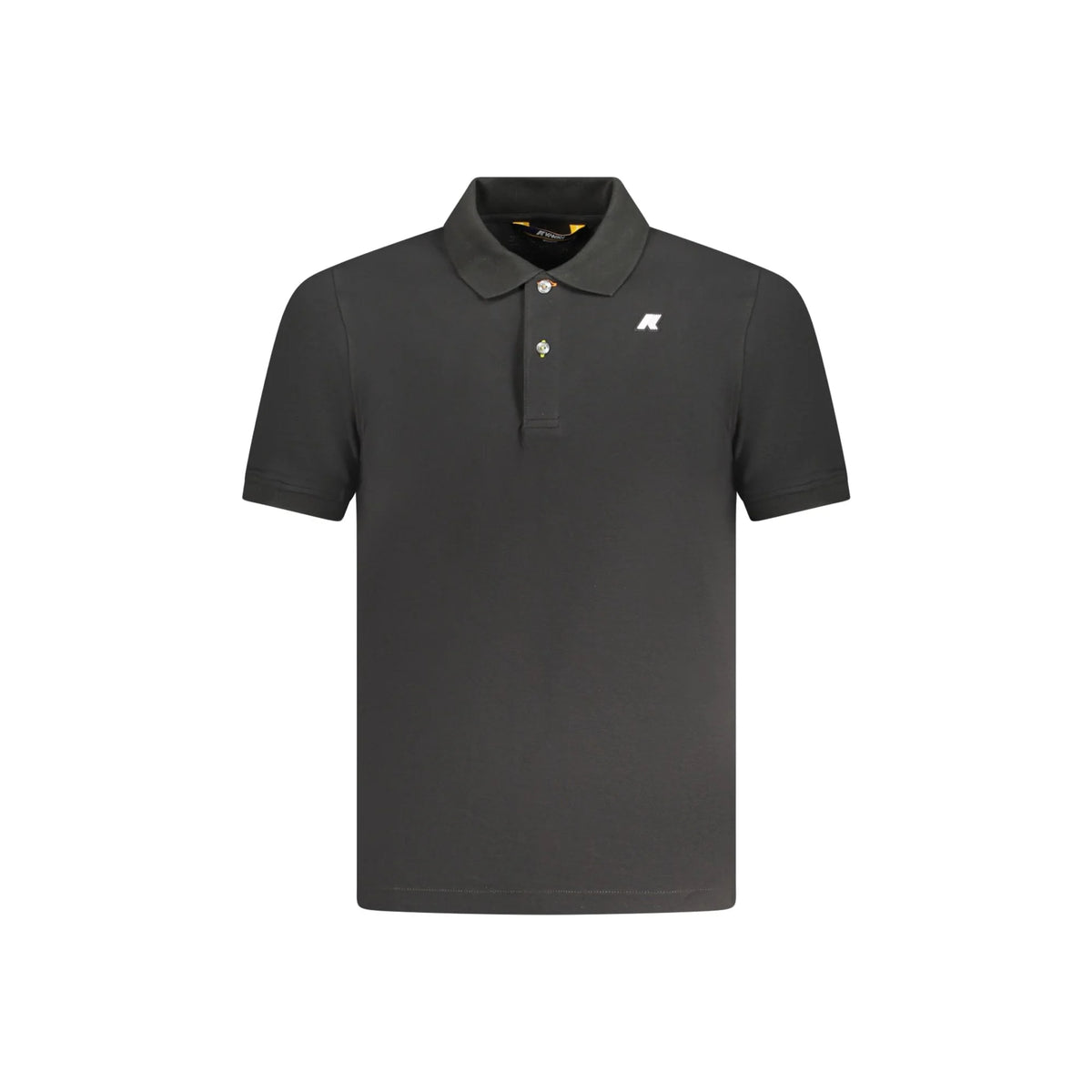 K-WAY POLO MANICHE CORTE UOMO NERO