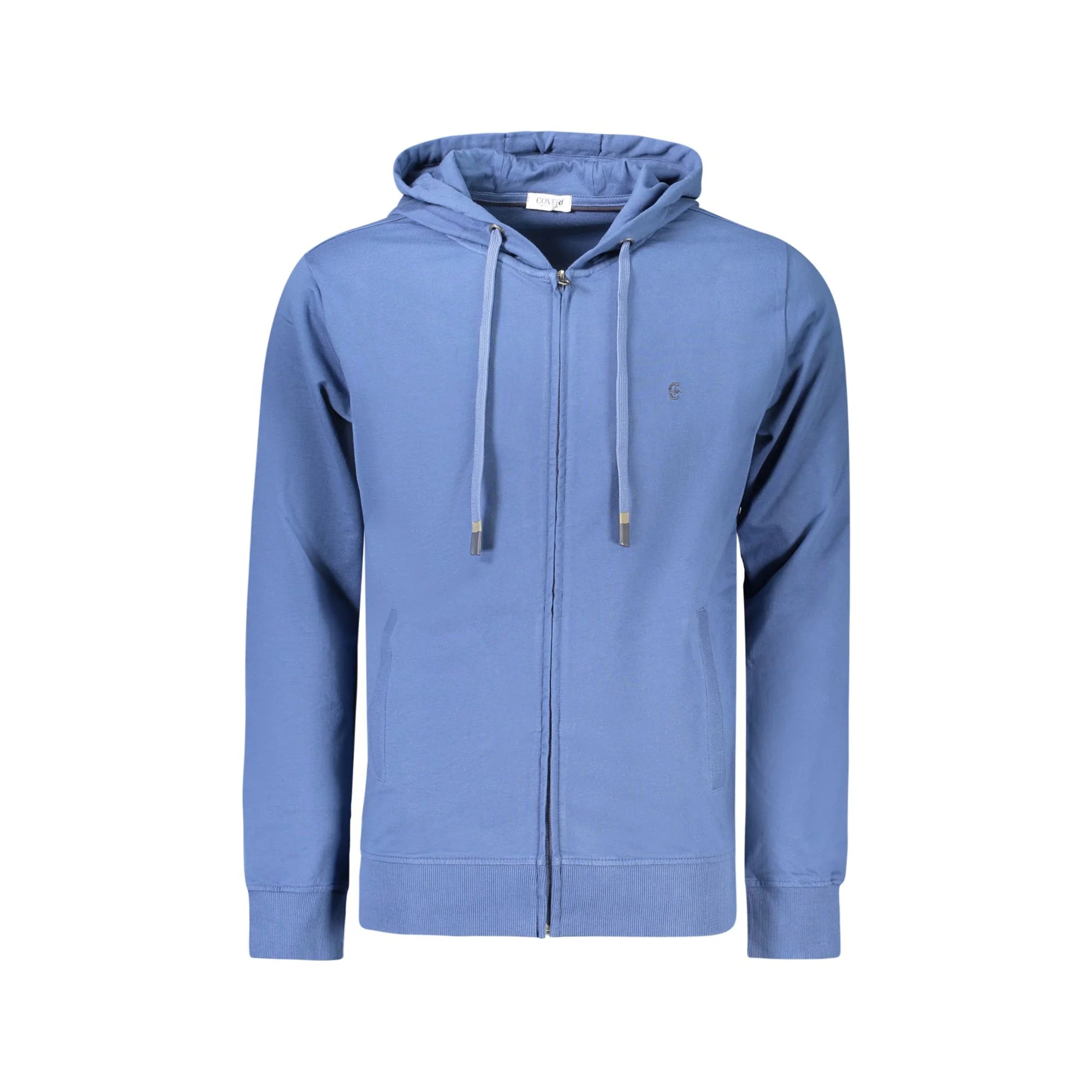 COVERI MOVING FELPA CON ZIP UOMO BLU