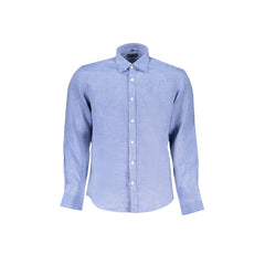 North Sails Camicia Maniche Lunghe Uomo Blu Ricamo