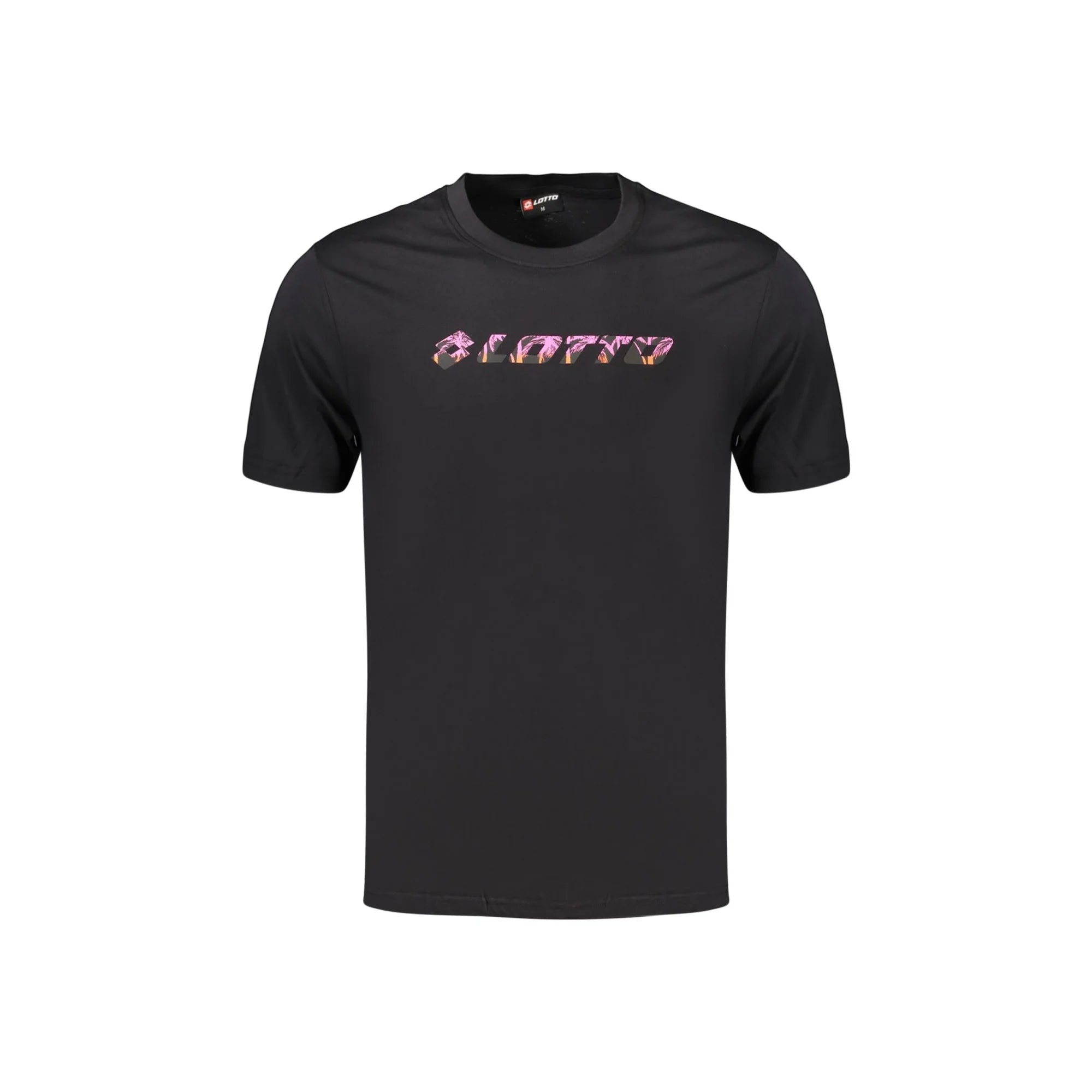 LOTTO T-SHIRT MANICHE CORTE UOMO NERO