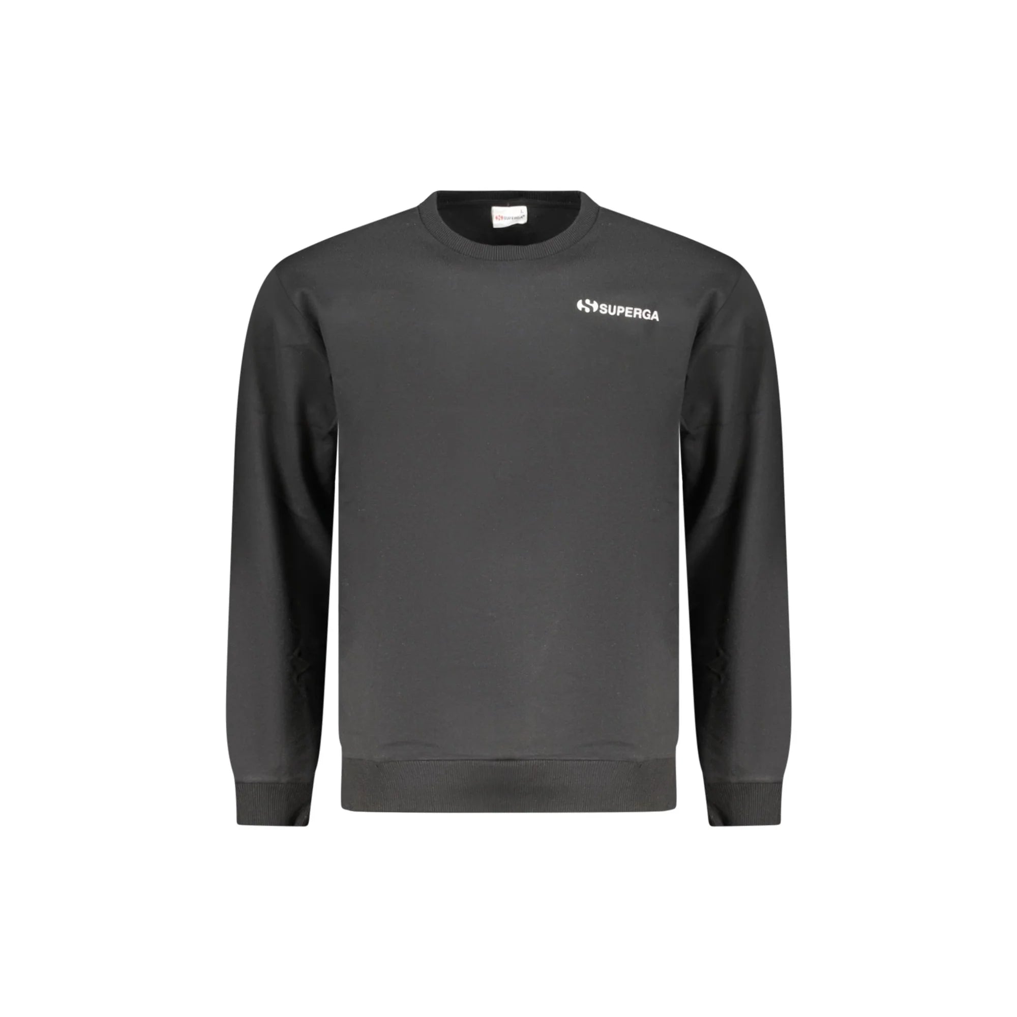 SUPERGA FELPA SENZA ZIP UOMO NERO