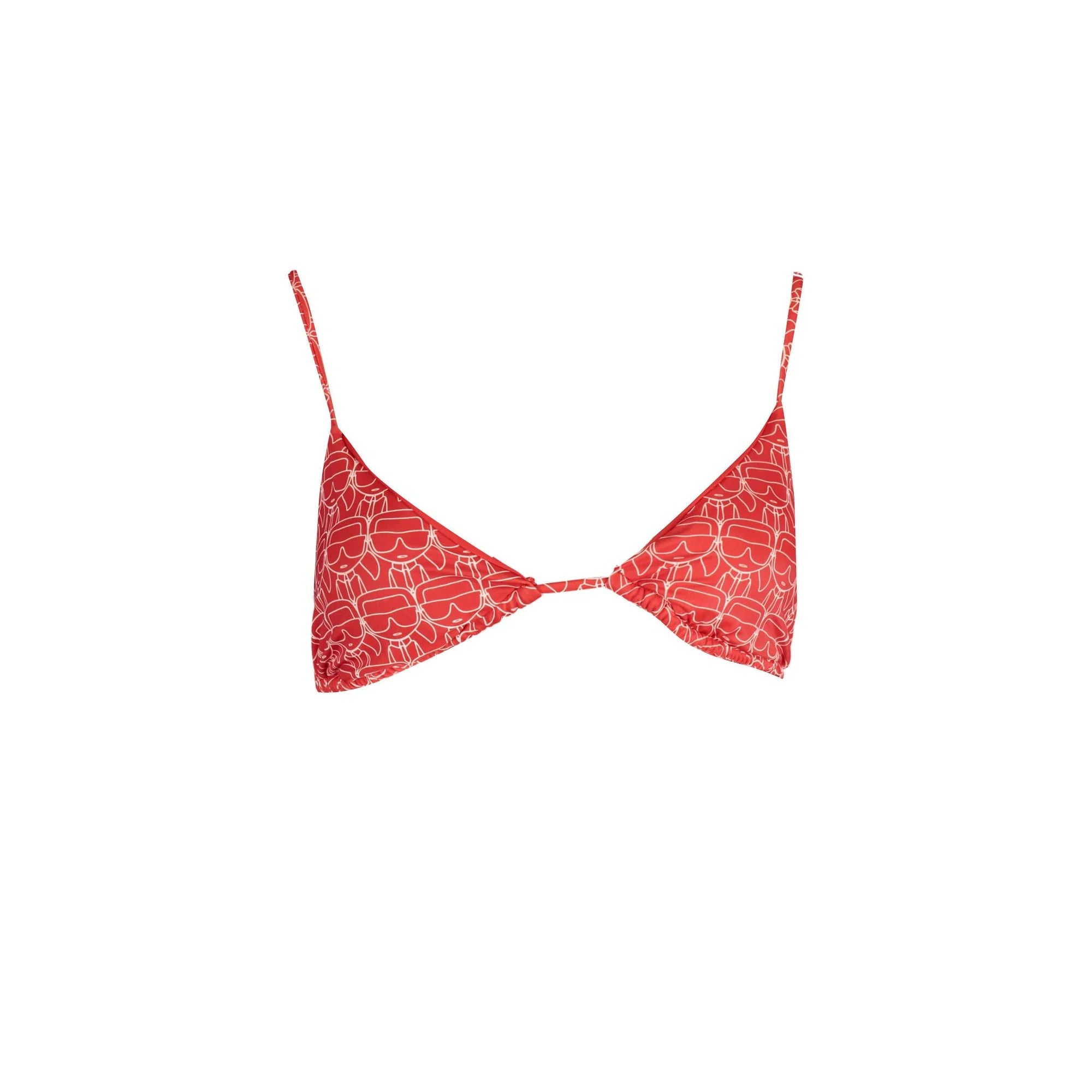 KARL LAGERFELD BEACHWEAR COSTUME PARTE SOPRA DONNA ROSSO