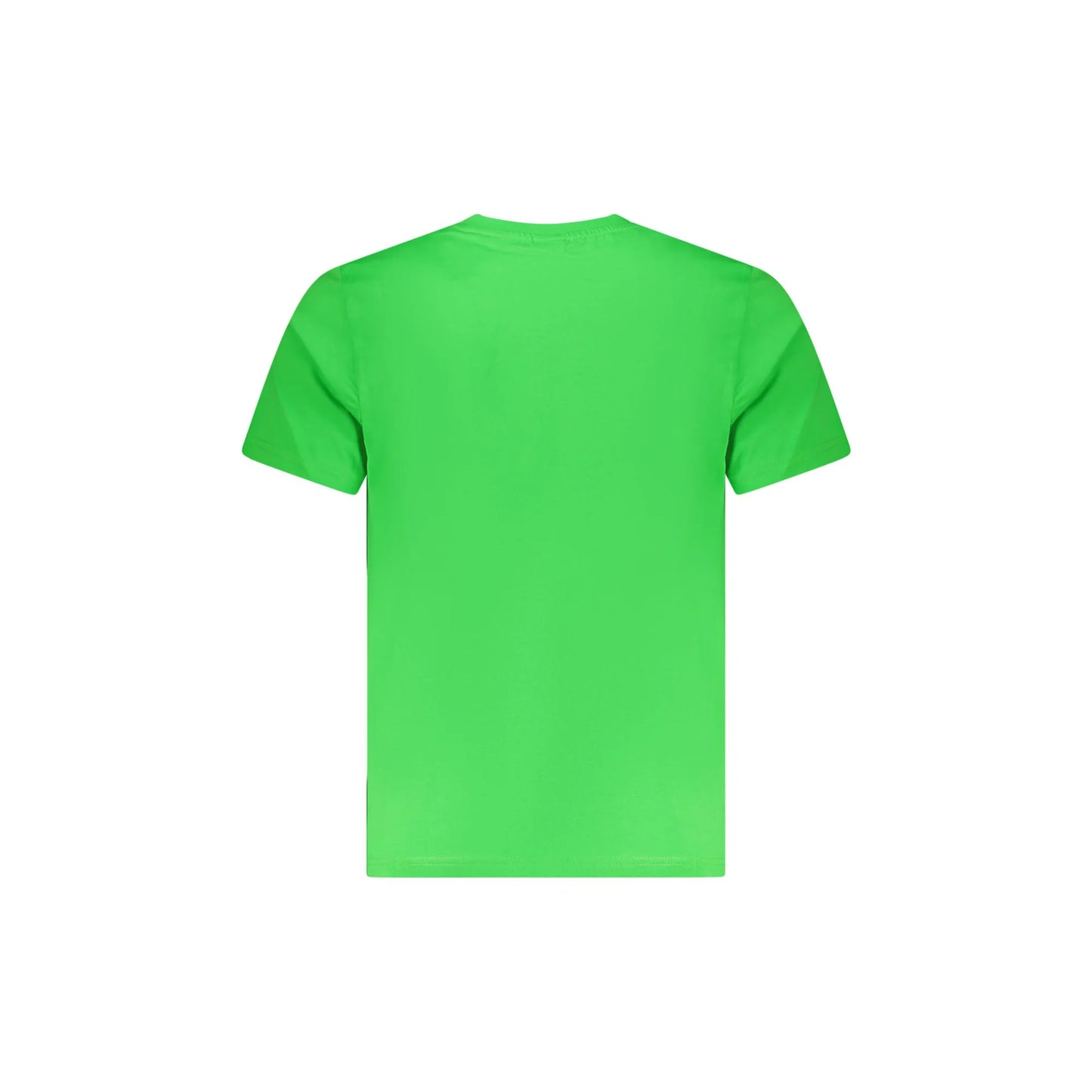 North Sails T-Shirt Maniche Corte Uomo Verde Stampa Logo - vista 2