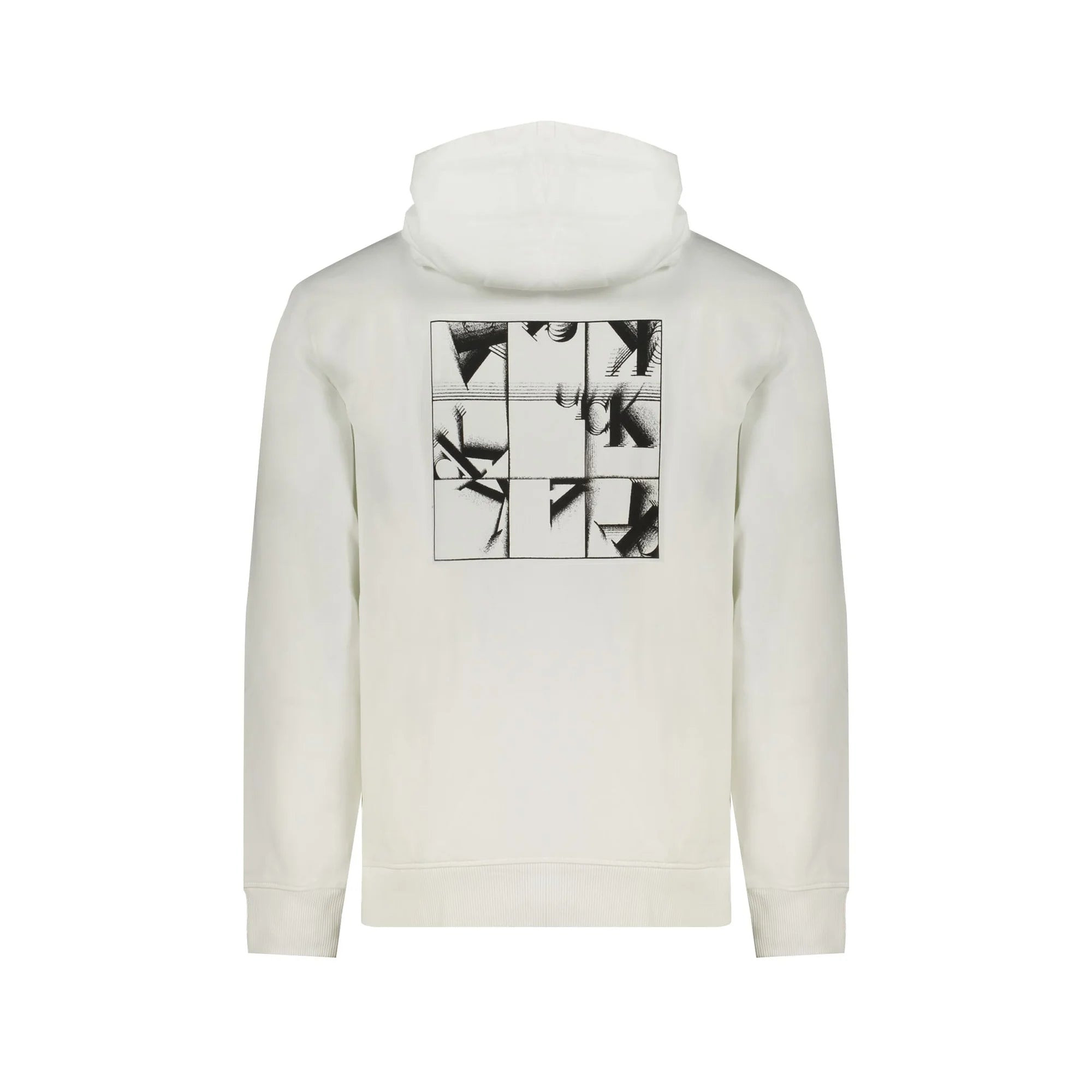 CALVIN KLEIN FELPA SENZA ZIP UOMO BIANCO