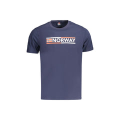 Norway 1963 T-Shirt Maniche Corte Uomo Blu Stampa