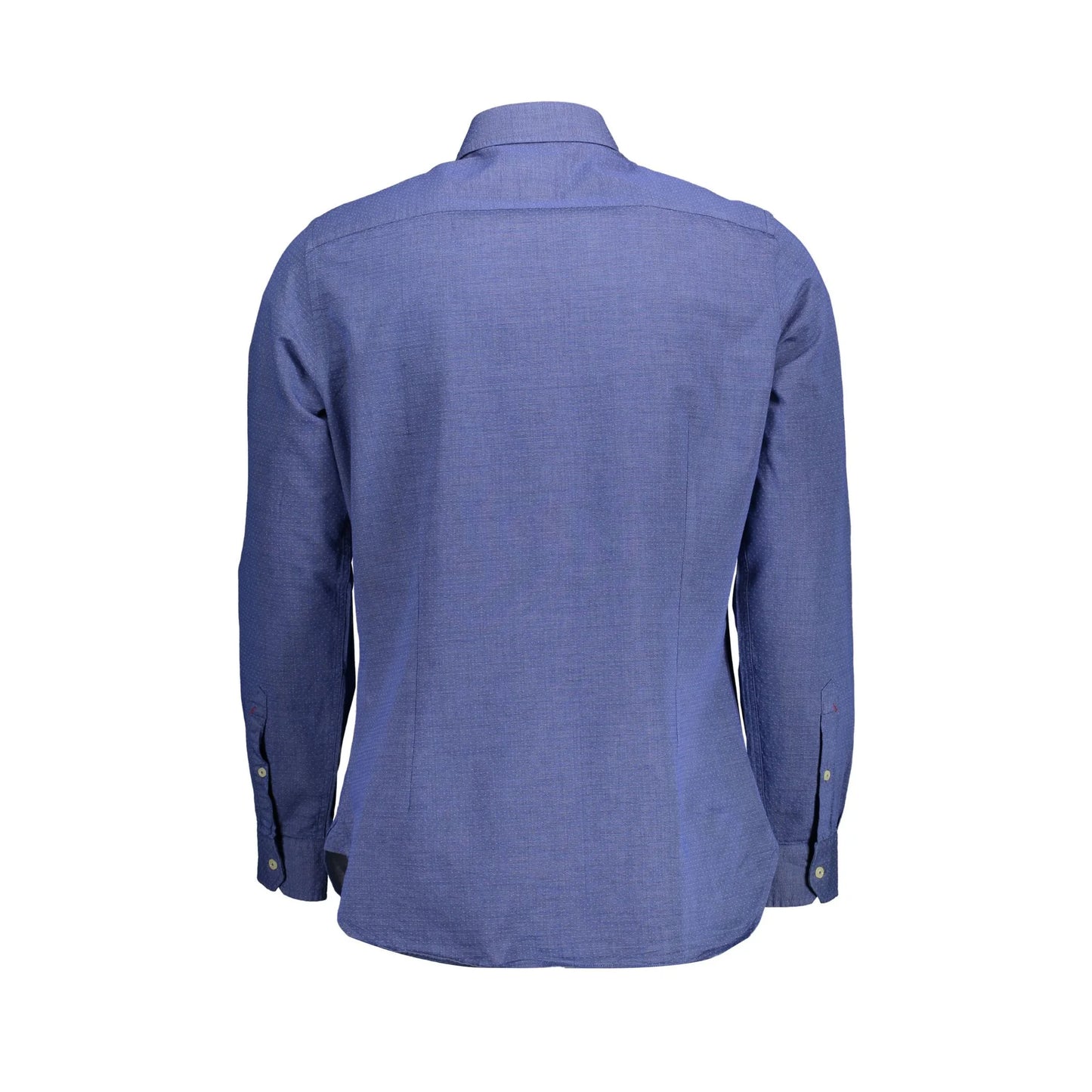 U.S. Polo Camicia Maniche Lunghe Uomo Blu Ricamo Camicie - vista 3