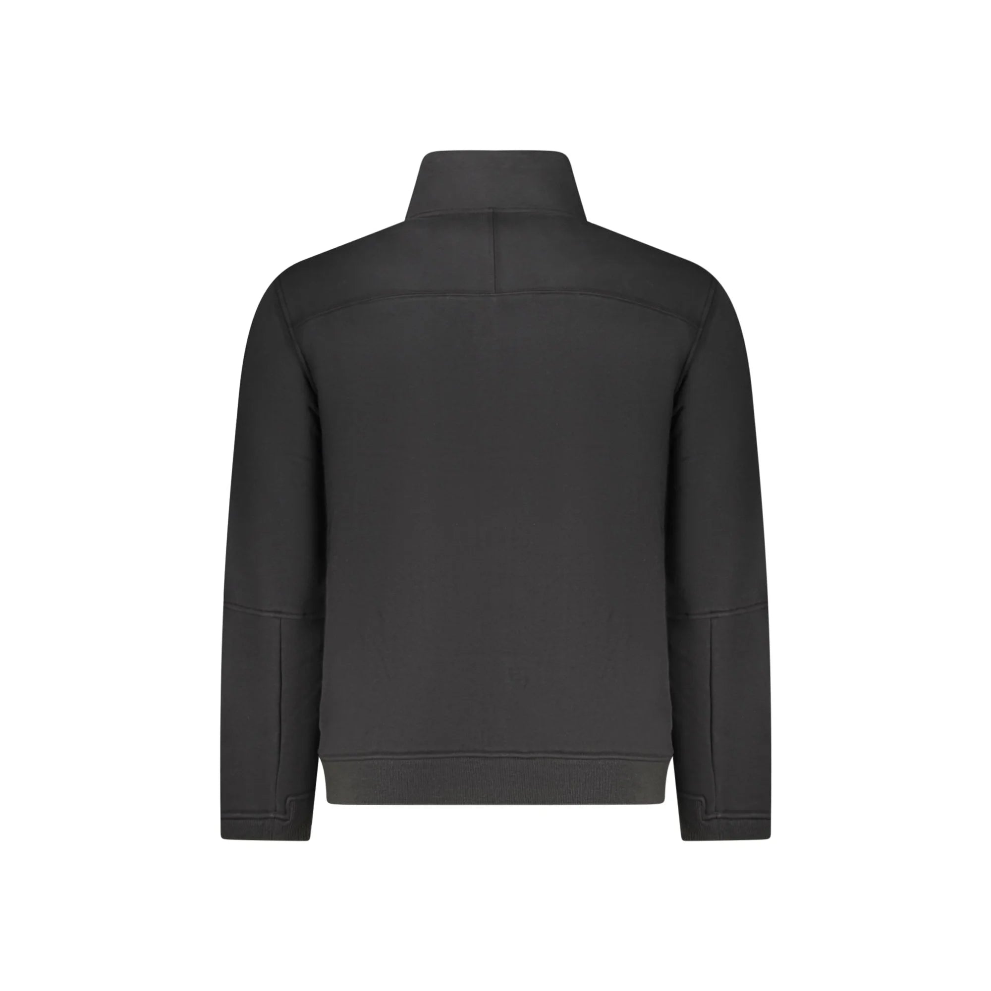 K-WAY FELPA CON ZIP UOMO NERO