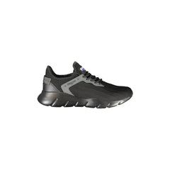 BLAUER Black Sneakers for Men with Laces and Contrast Details