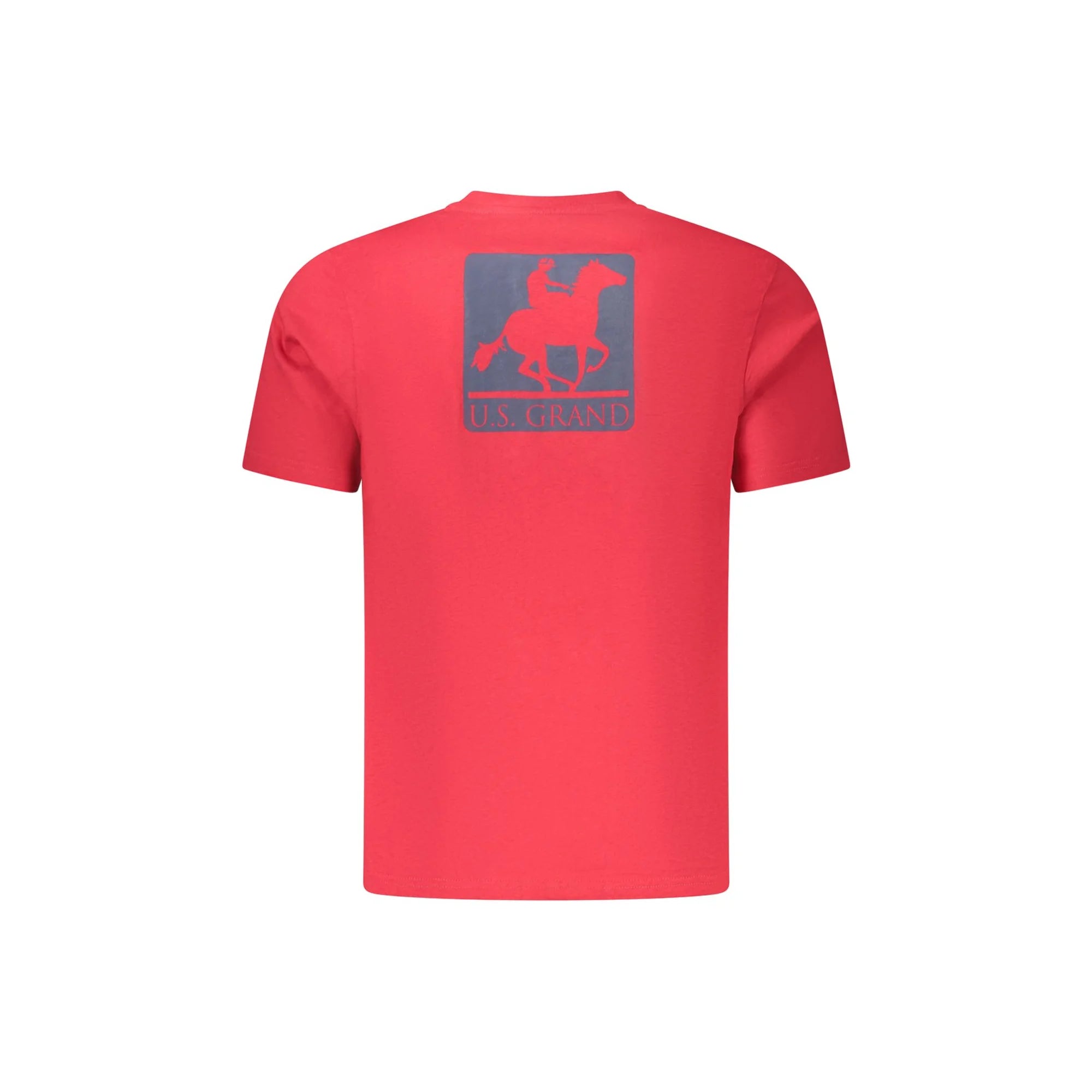 U.S. GRAND T-SHIRT MANICHE CORTE UOMO ROSSO