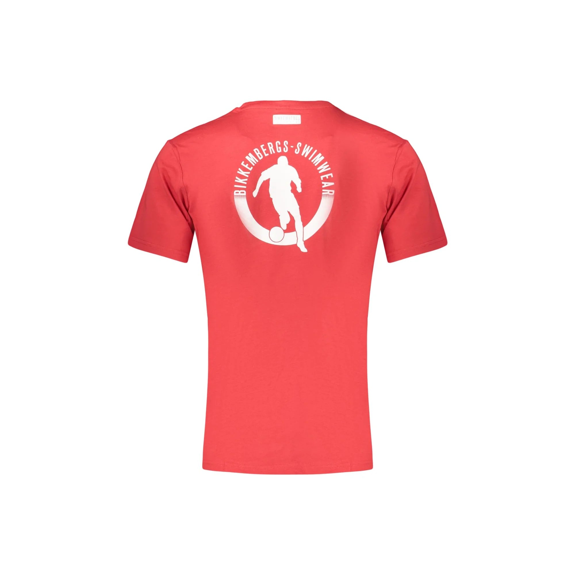 BIKKEMBERGS T-SHIRT MANICHE CORTE UOMO ROSSO