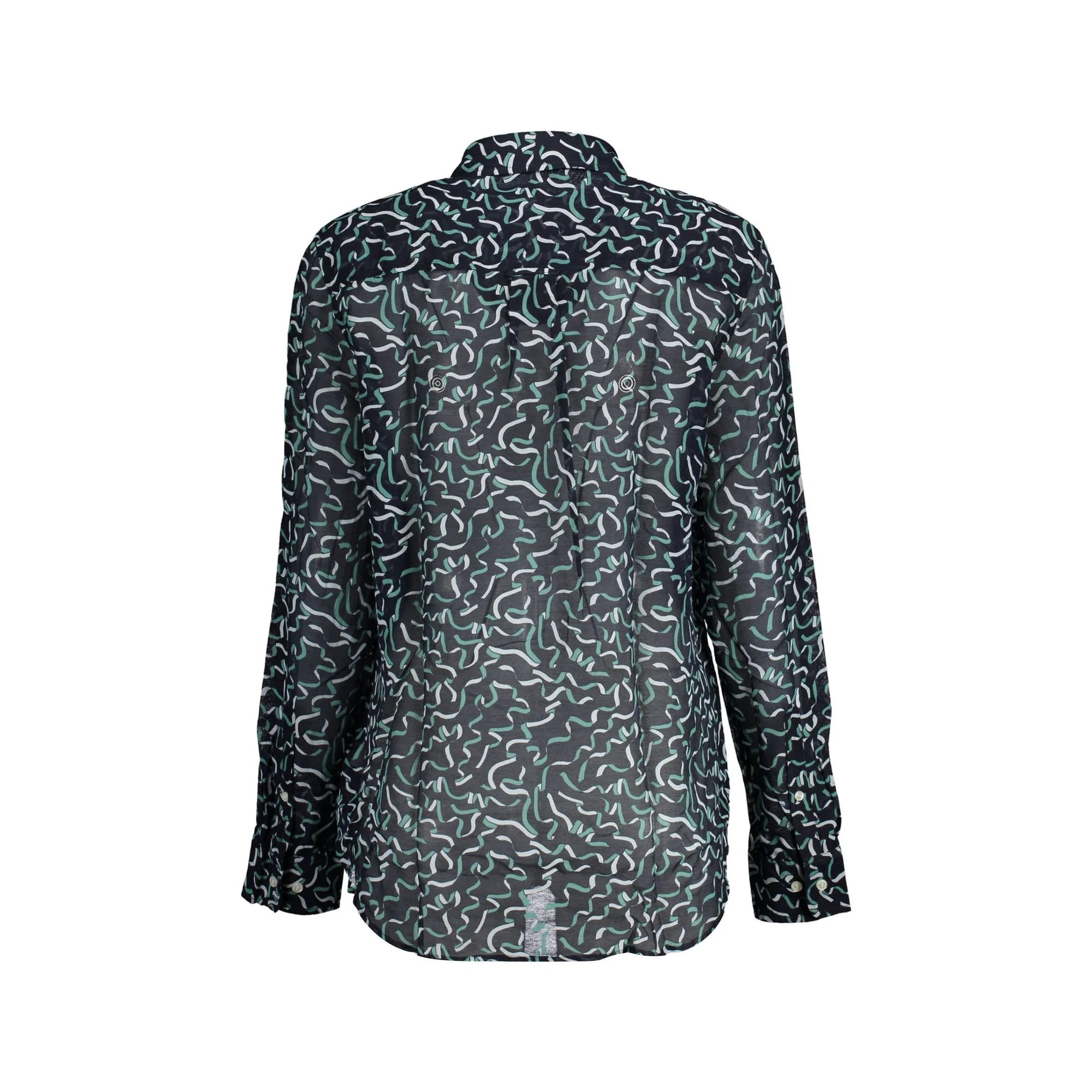 GANT CAMICIA MANICHE LUNGHE DONNA BLU