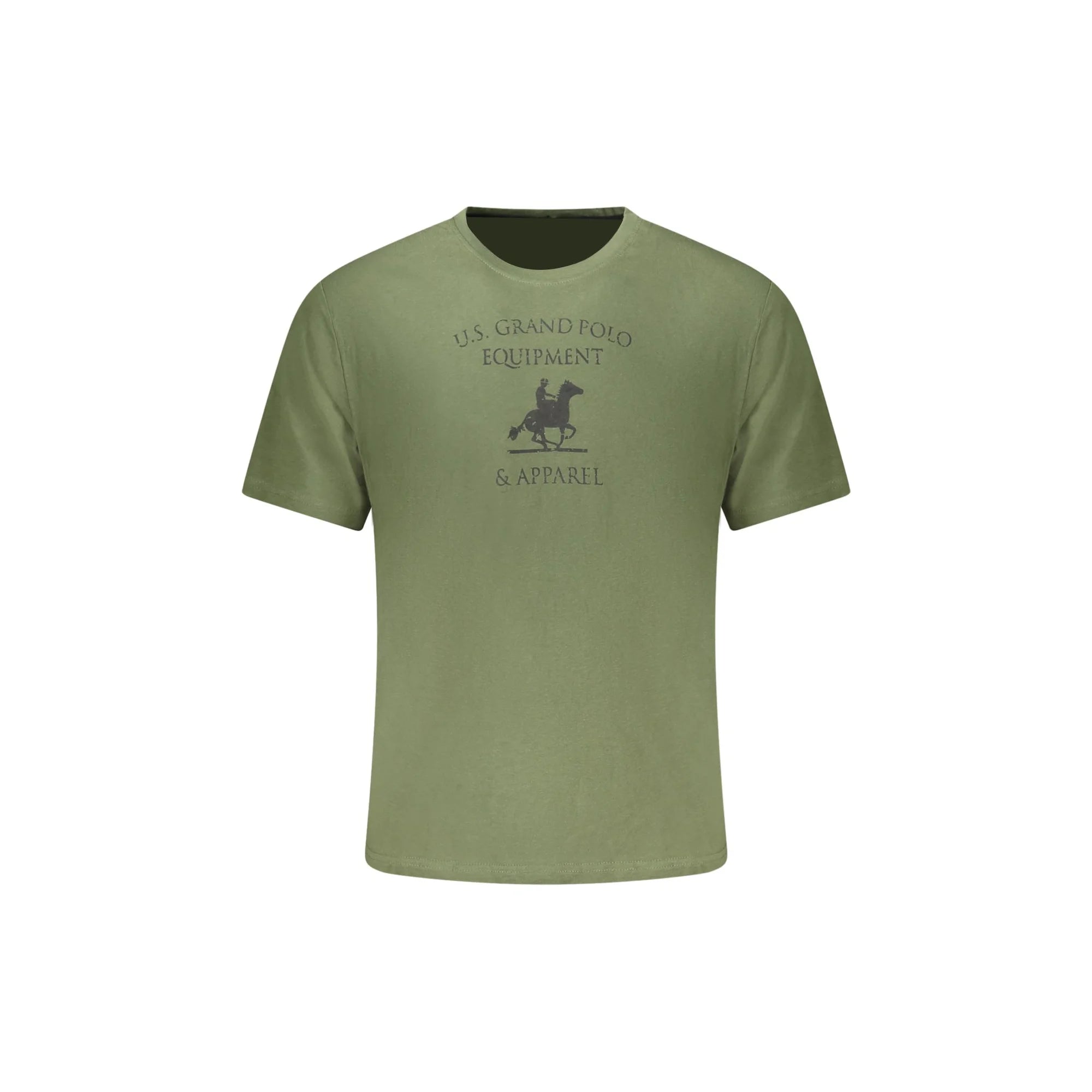 U.S. GRAND POLO T-SHIRT MANICHE CORTE UOMO VERDE