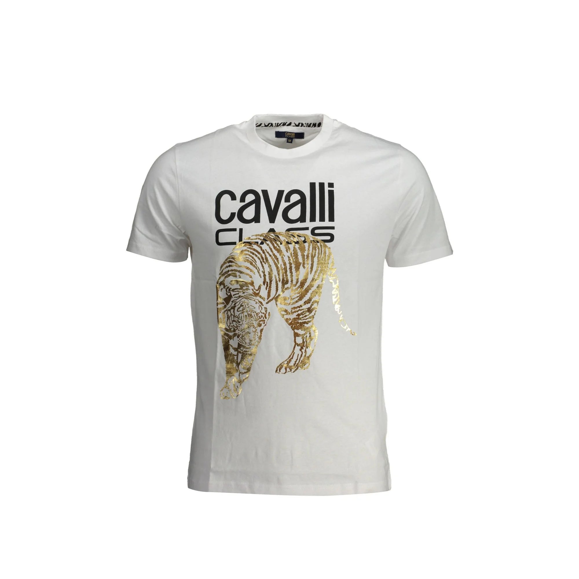 CAVALLI CLASS T-SHIRT MANICHE CORTE UOMO BIANCO
