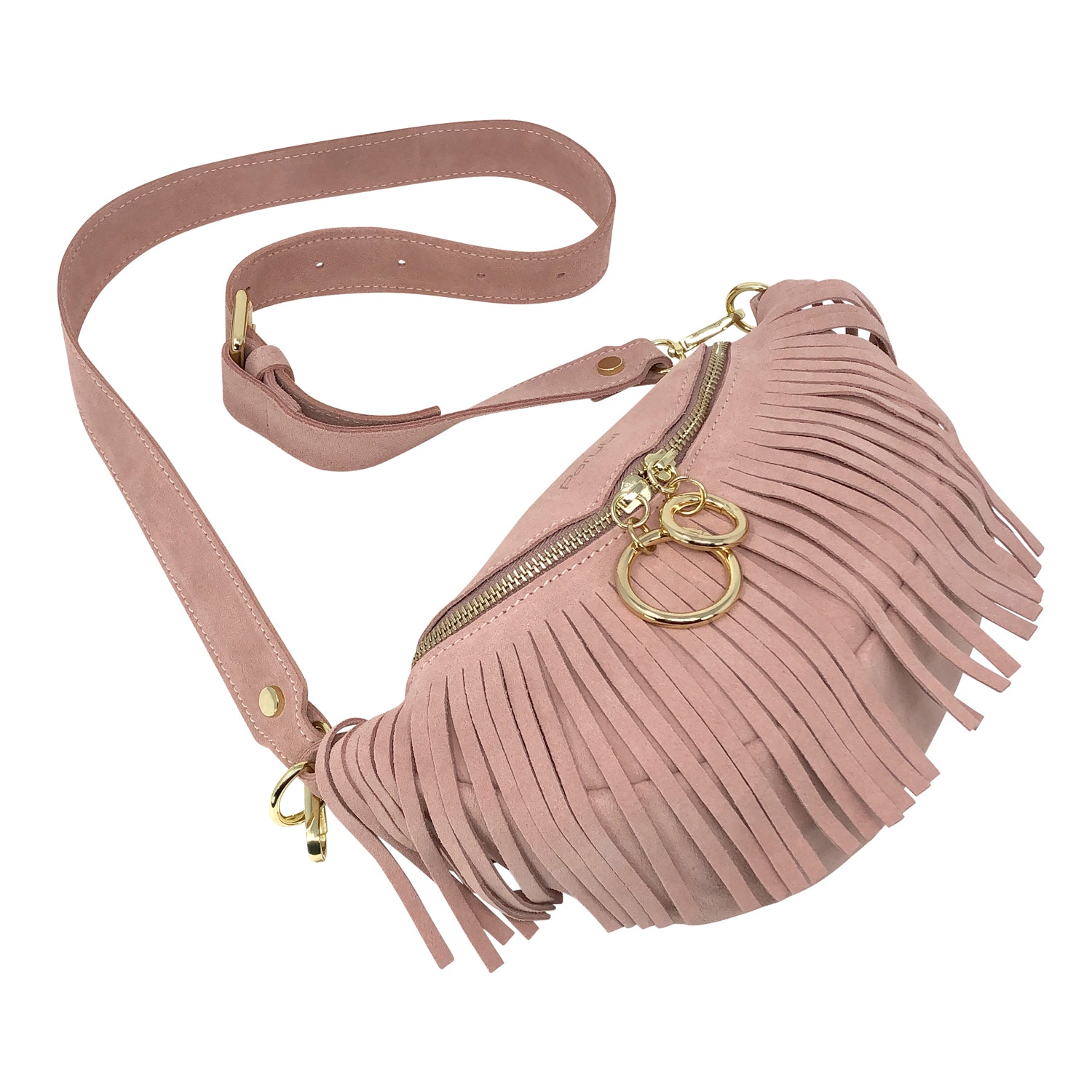 Marsupio Donna con Tracolla / Cintura, In Vera Pelle, Made In Italy, Modello Zelda Parubi - vista 21