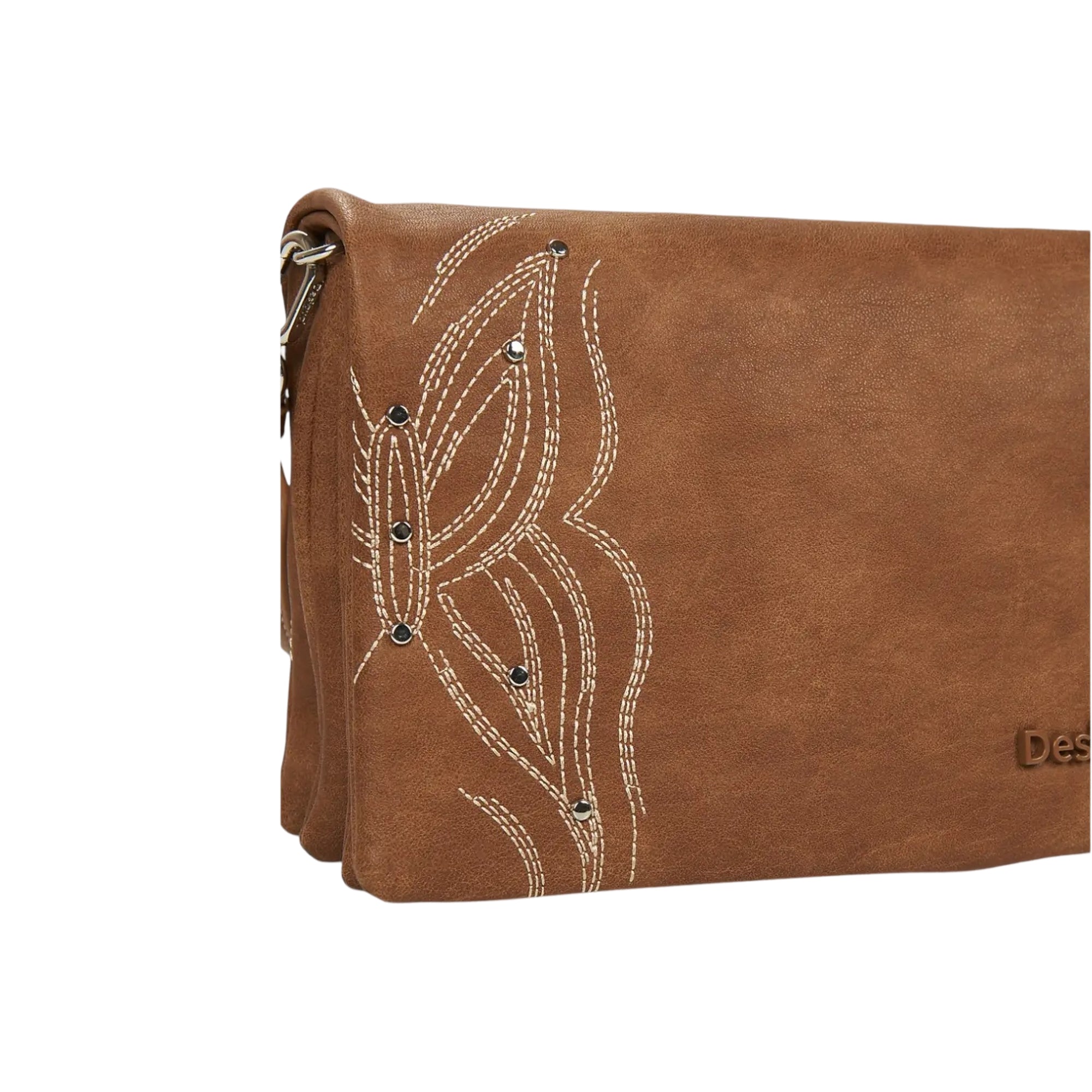 Borsa Donna a Tracolla Desigual Goodall Dortmund Flap Marrone