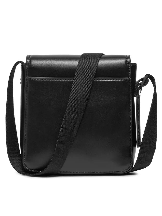 CALVIN KLEIN Borsello Uomo Nero con Tracolla Regolabile e Chiusura Magnetica
