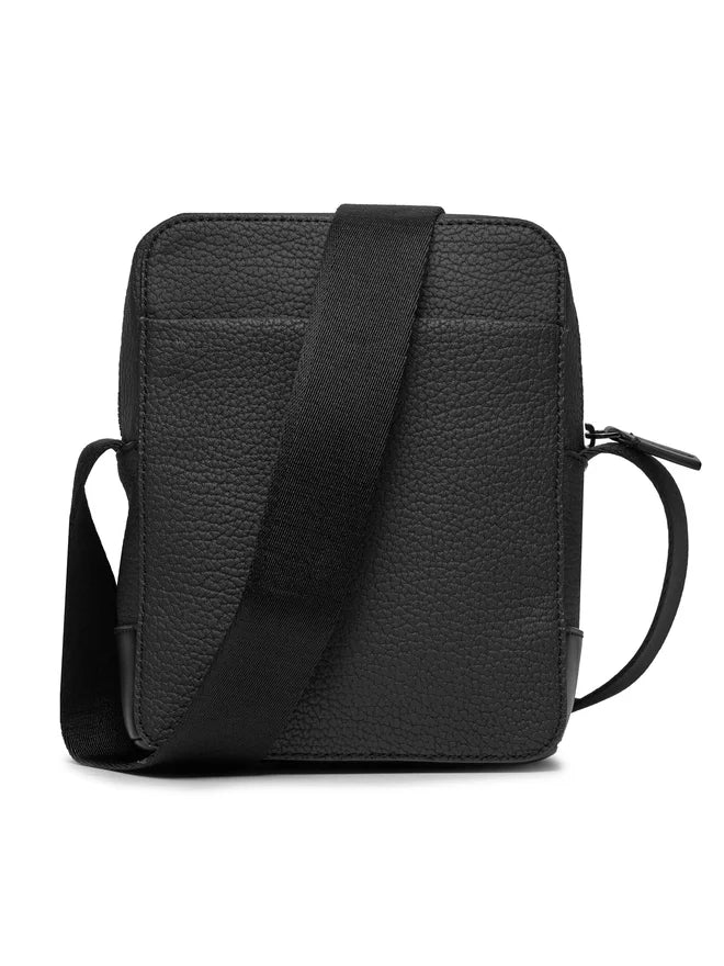 CALVIN KLEIN Borsello Uomo Nero con Tracolla Regolabile e Logo - vista 5