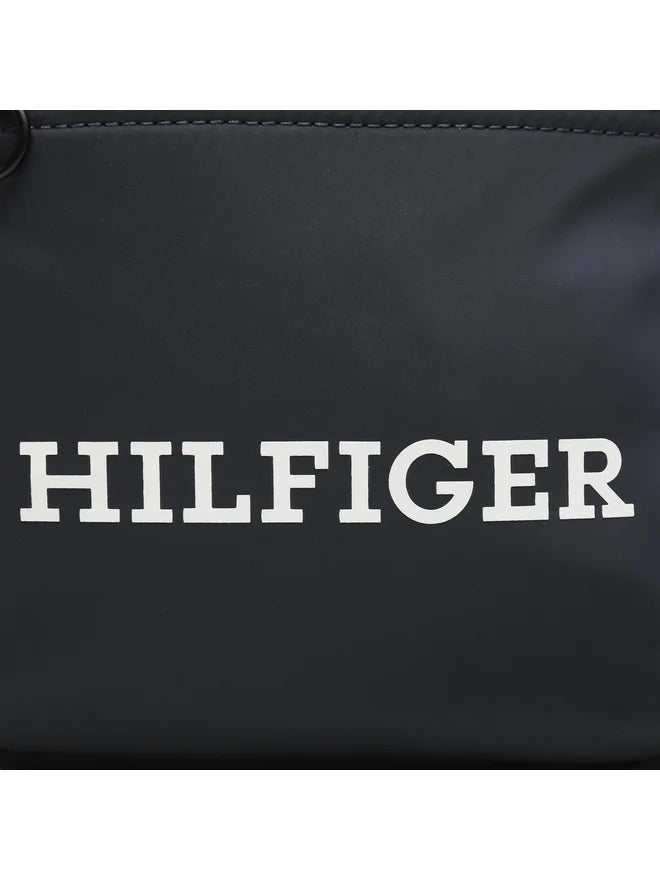 TOMMY HILFIGER Borsello Uomo Blu con Tracolla Regolabile e Logo