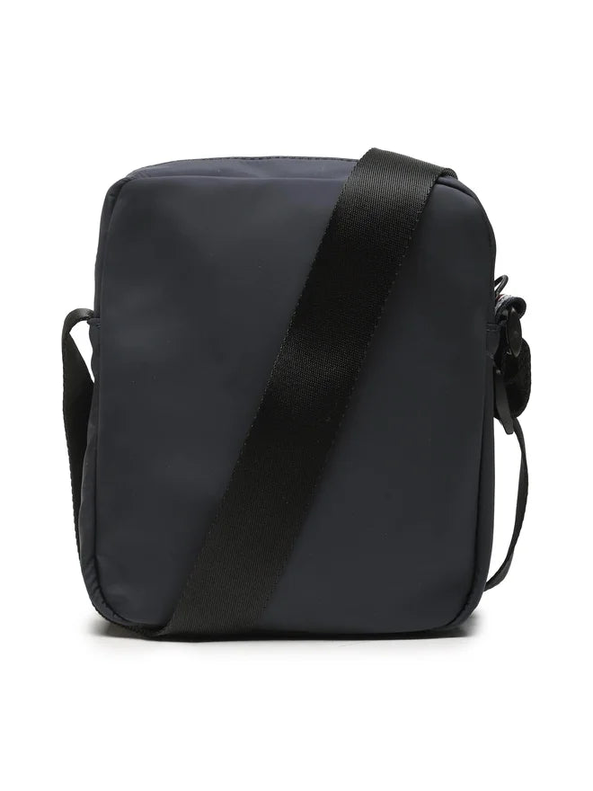 TOMMY HILFIGER Borsello Uomo Blu con Tracolla Regolabile e Logo