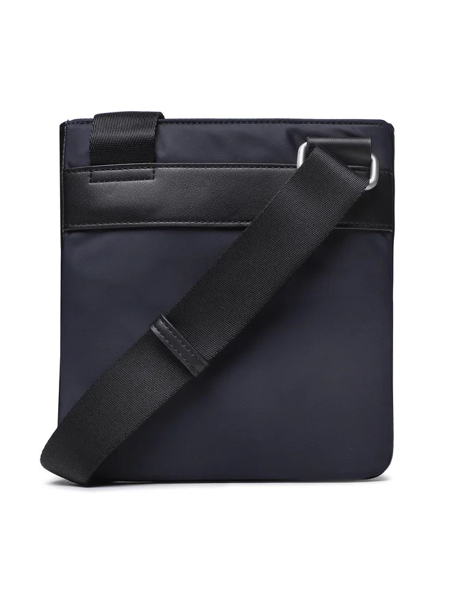 TOMMY HILFIGER Borsello Uomo Blu con Tracolla Regolabile e Logo
