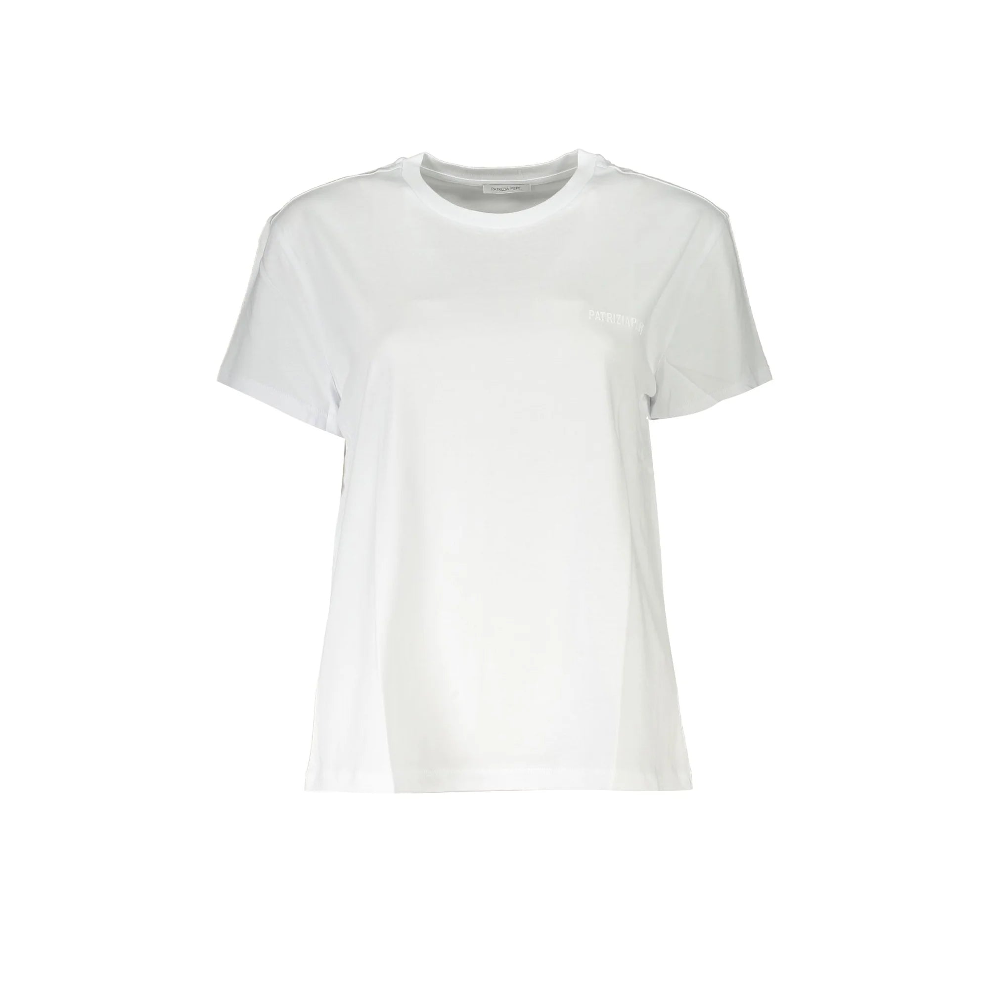 PATRIZIA PEPE T-SHIRT MANICHE CORTE DONNA BIANCO