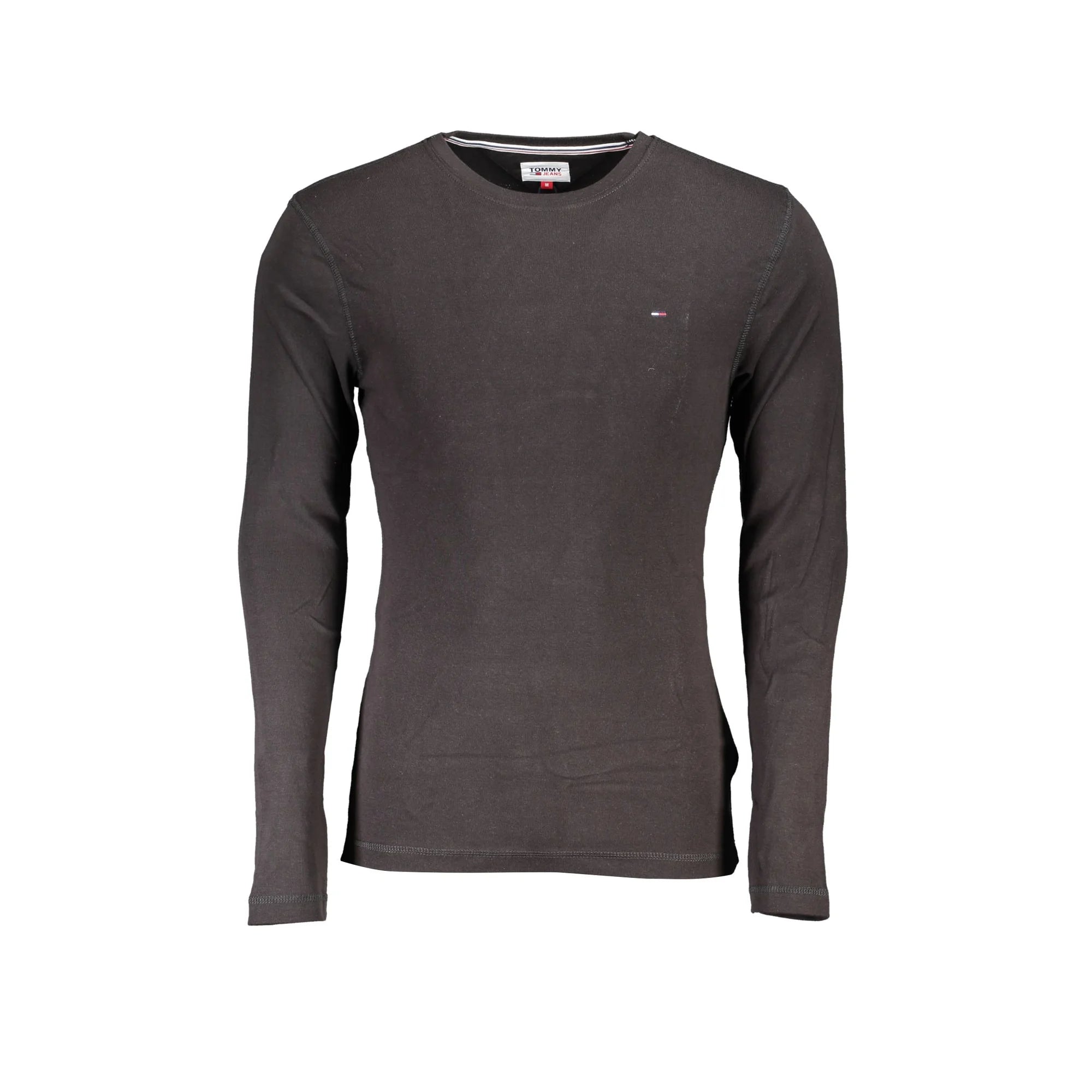 TOMMY HILFIGER T-SHIRT MANICHE LUNGHE UOMO NERO