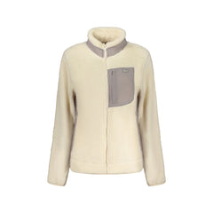 Norway 1963 Sweat Femme Blanc avec Fermeture Éclair Peluche Application Logo