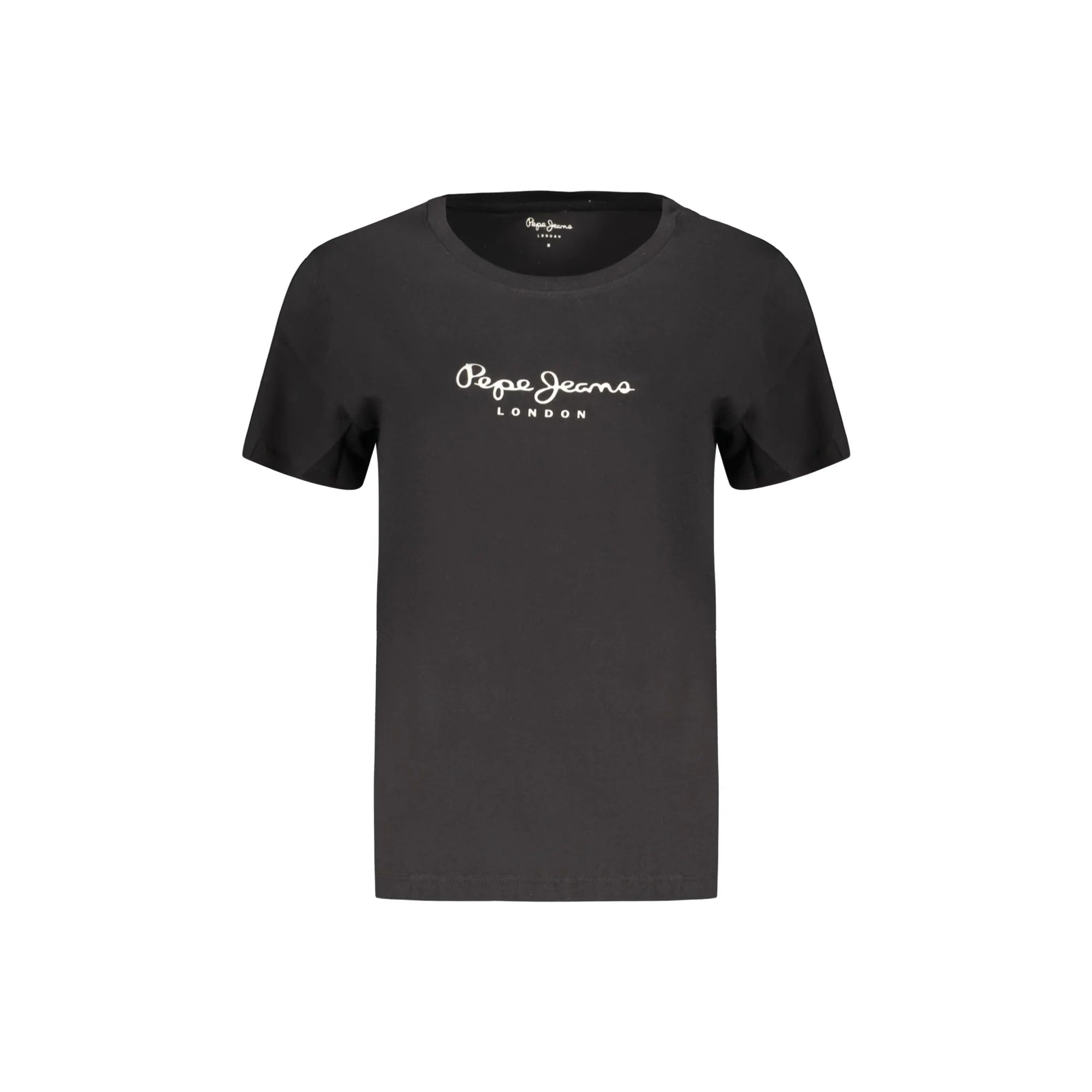 PEPE JEANS T-SHIRT MANICHE CORTE DONNA NERO