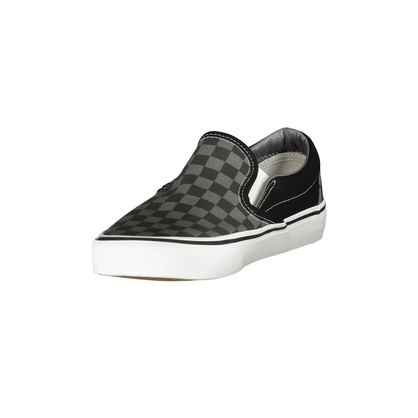 VANS Slip-On Sportive Uomo Nere a Scacchi con Elastico Sneakers nero - vista 3
