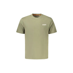 Napapijri T-Shirt Homme Vert Manches Courtes Relaxed Fit Imprimé Logo