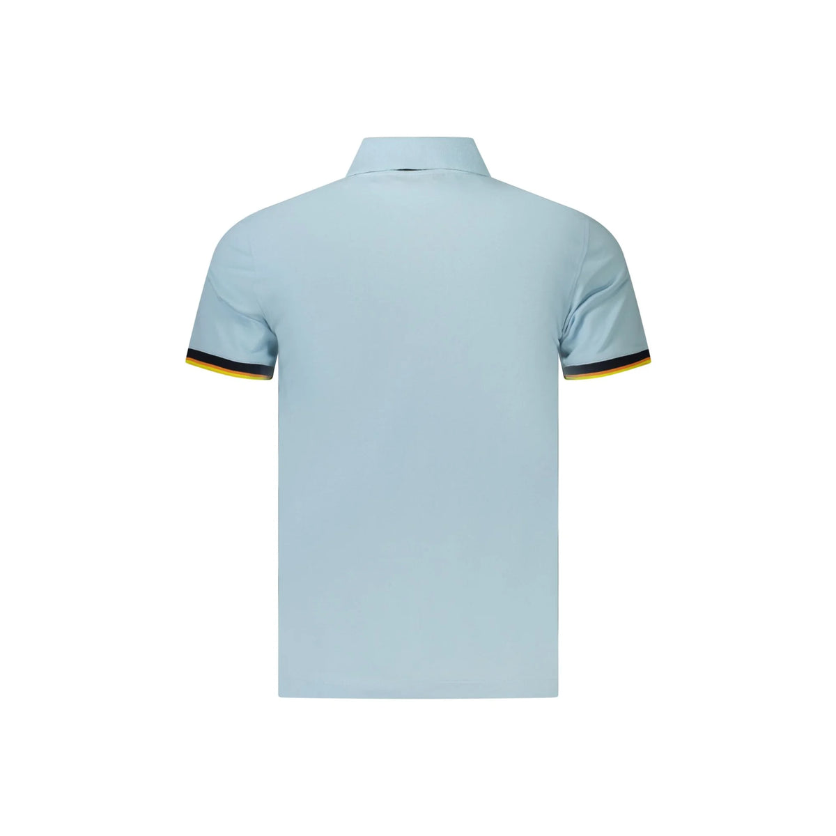 K-WAY POLO MANICHE CORTE UOMO AZZURRO