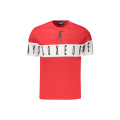 Boxeur Des Rues T-Shirt Maniche Corte Uomo Rossa Stampa