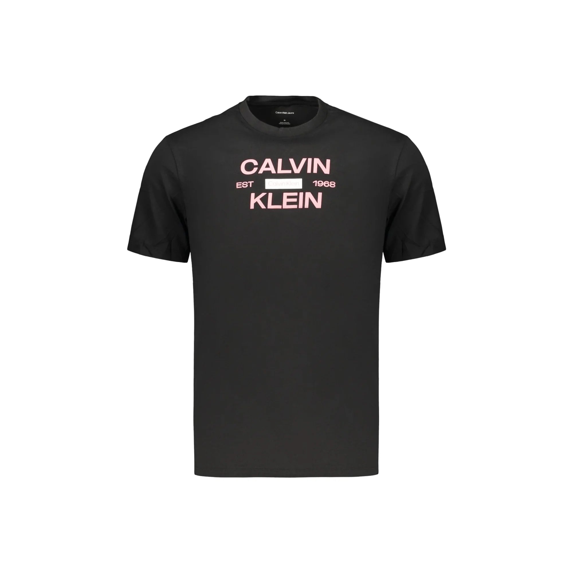 CALVIN KLEIN T-SHIRT MANICHE CORTE UOMO NERO
