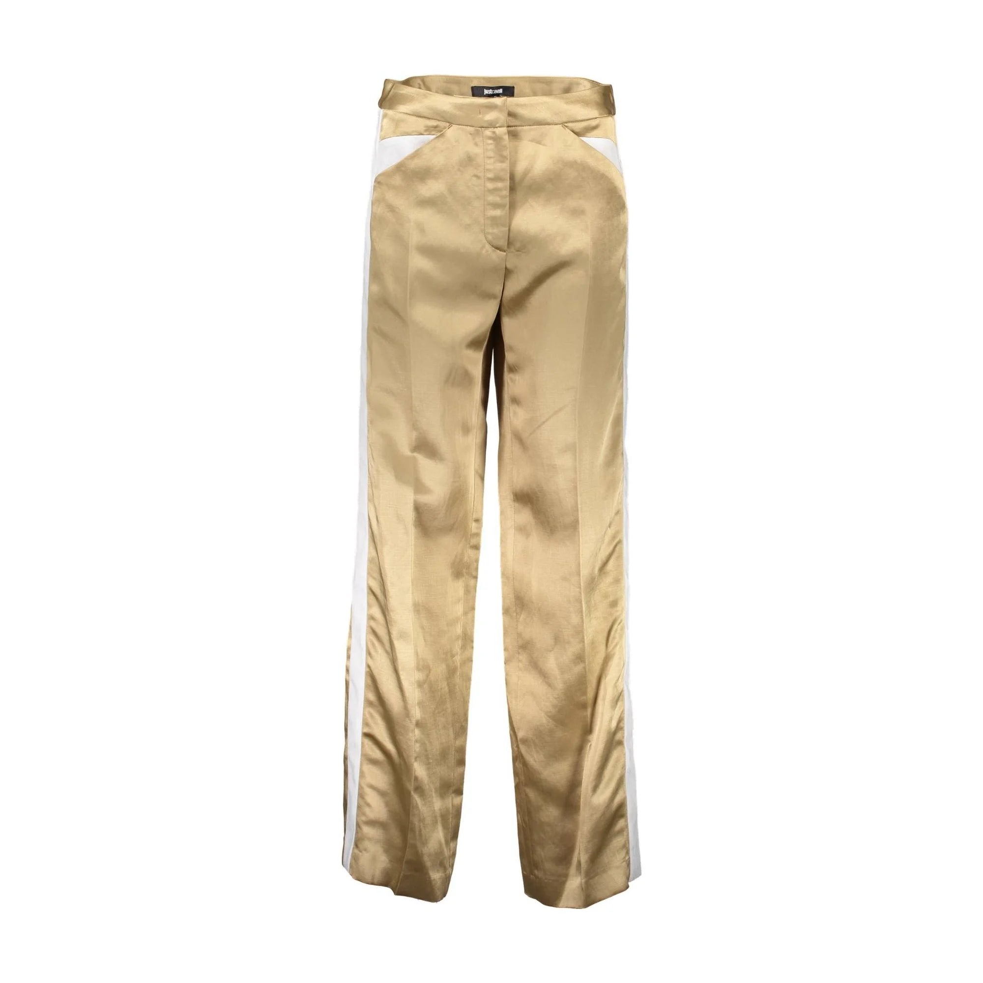 JUST CAVALLI PANTALONE DONNA ORO
