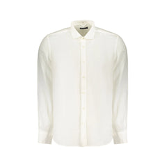 North Sails Camisa de Manga Larga Hombre Blanca Bordado